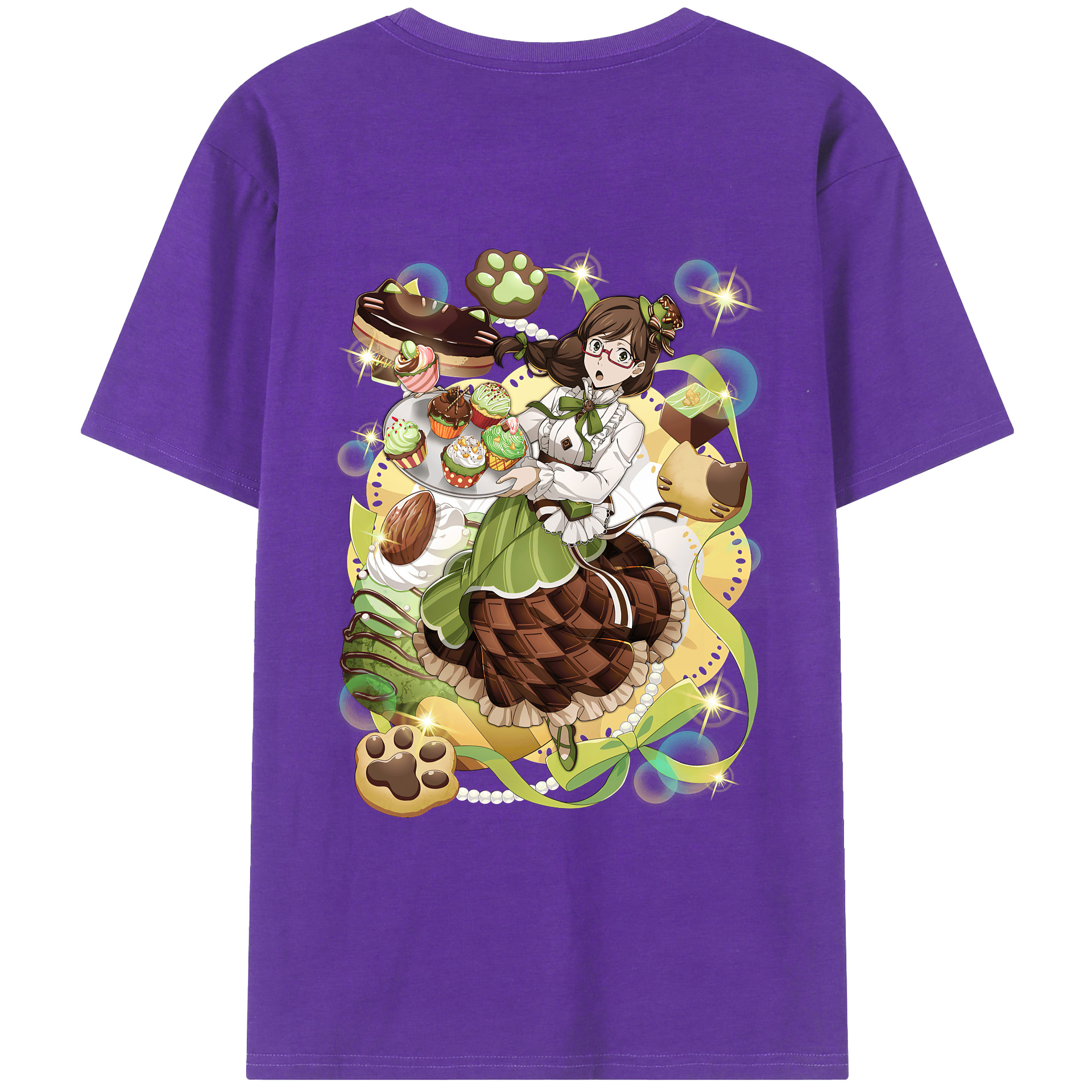 （画像用） 文豪ストレイドッグス Bungo Stray Dogs 綿100％ メンズ半袖Tシャツ（バックプリント） 通気性