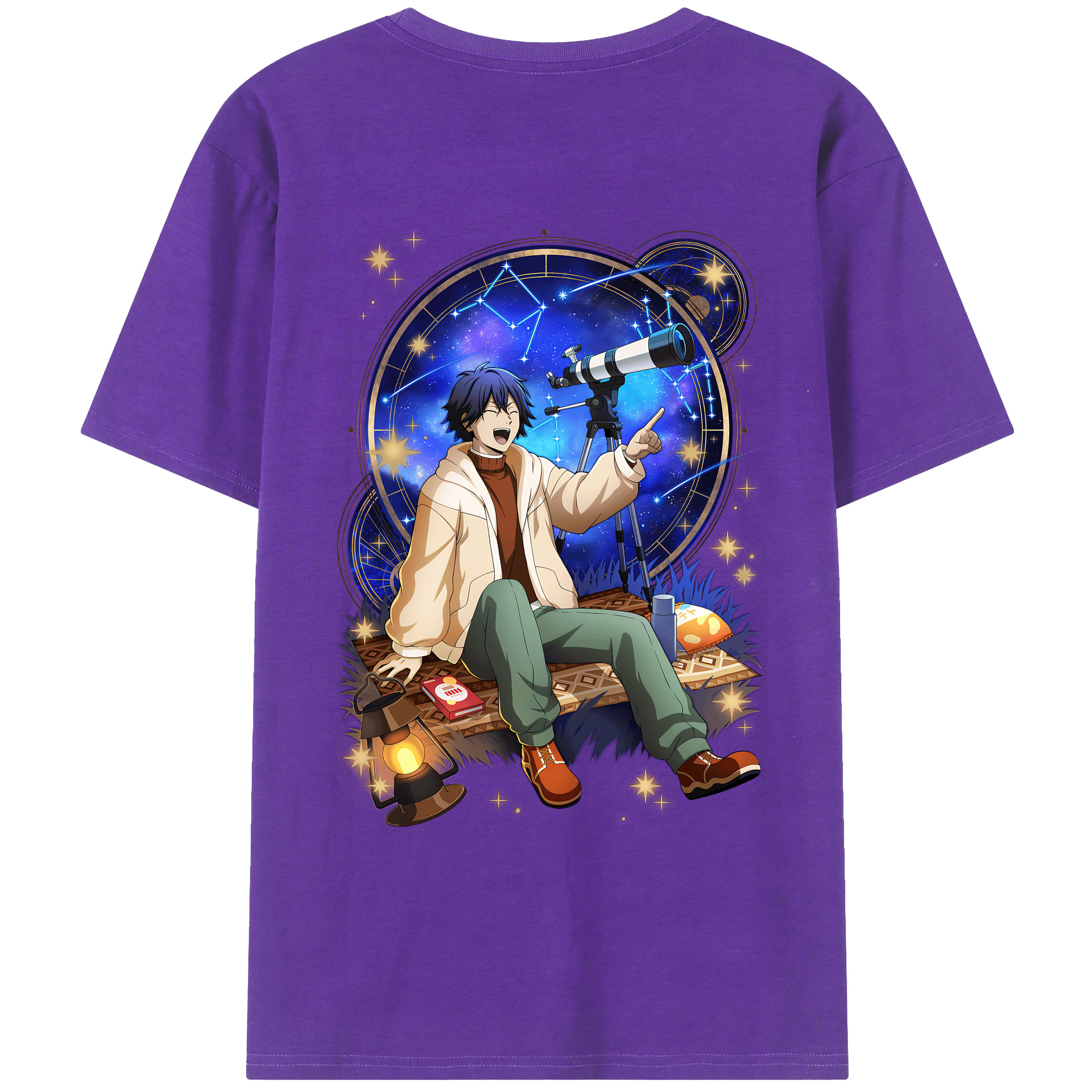 （画像用） 文豪ストレイドッグス Bungo Stray Dogs 綿100％ メンズ半袖Tシャツ（バックプリント） 通気性
