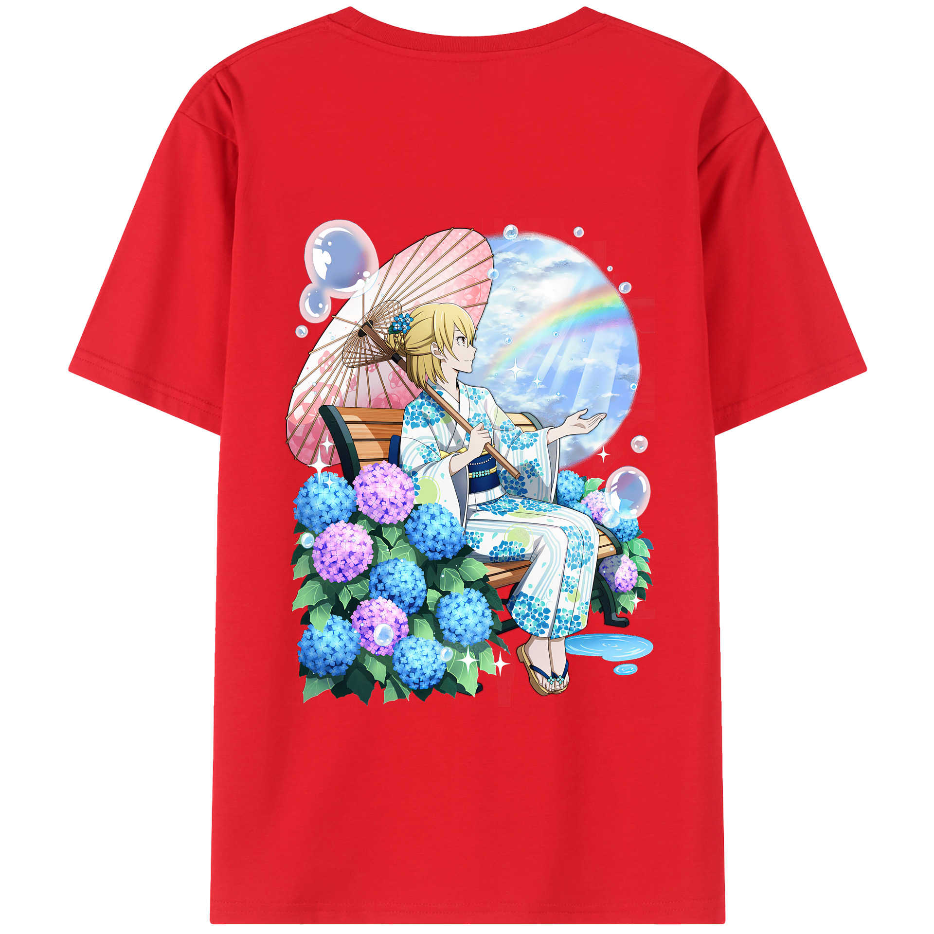 （画像用） 文豪ストレイドッグス Bungo Stray Dogs 綿100％ メンズ半袖Tシャツ（バックプリント） 通気性