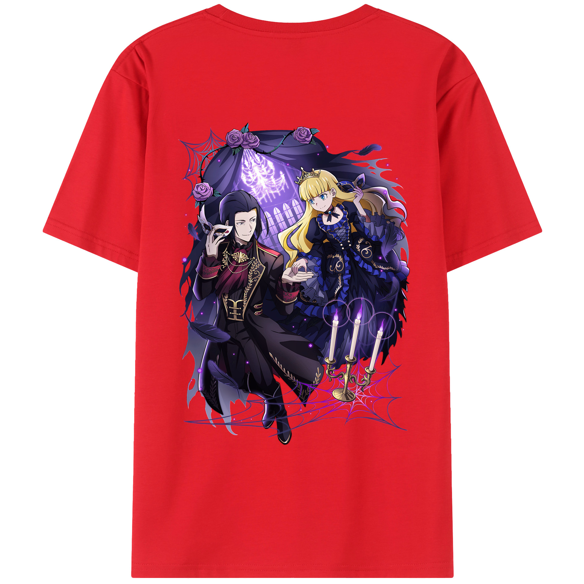 （画像用） 文豪ストレイドッグス Bungo Stray Dogs 綿100％ メンズ半袖Tシャツ（バックプリント） 通気性