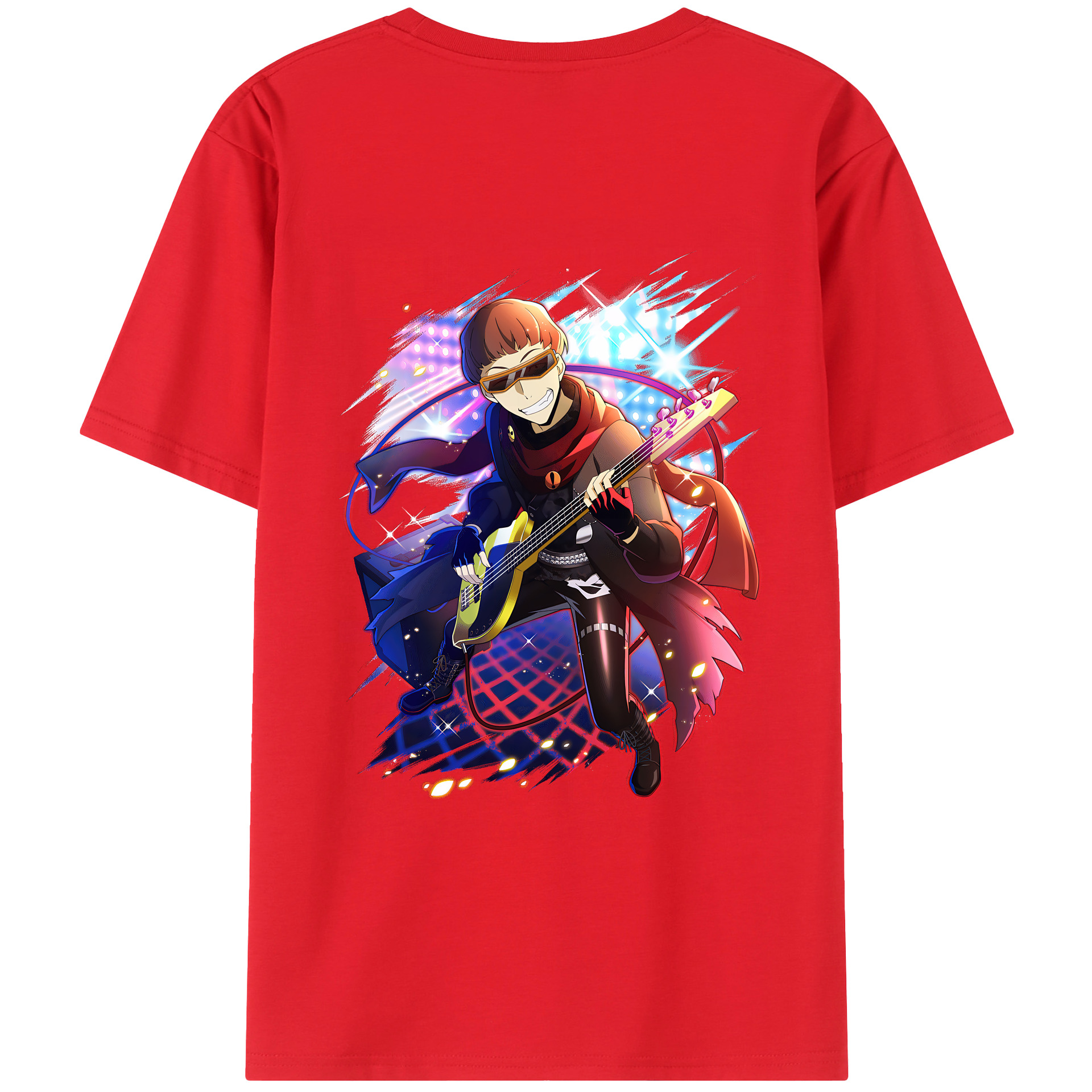（画像用） 文豪ストレイドッグス Bungo Stray Dogs 綿100％ メンズ半袖Tシャツ（バックプリント） 通気性
