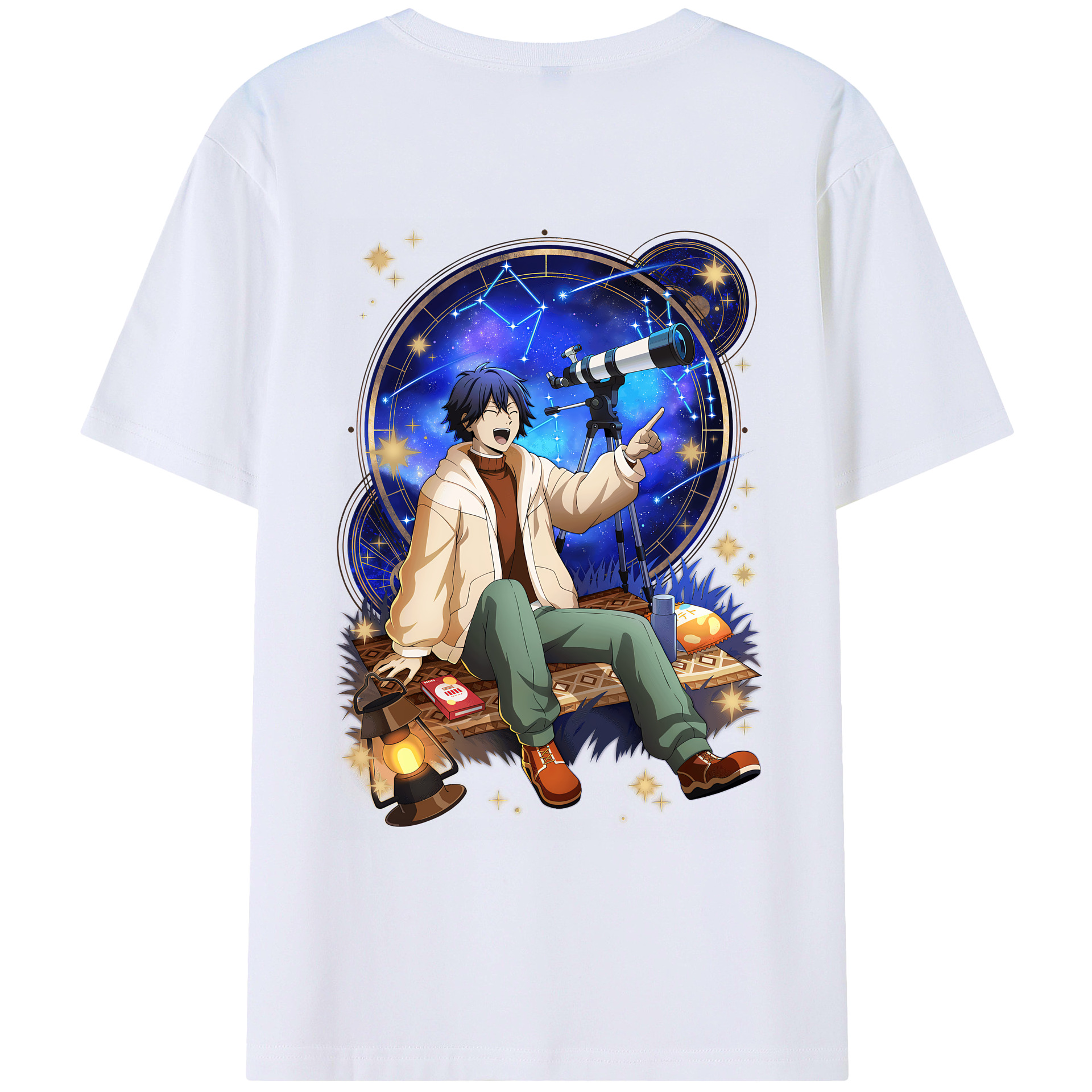 （画像用） 文豪ストレイドッグス Bungo Stray Dogs 綿100％ メンズ半袖Tシャツ（バックプリント） 通気性