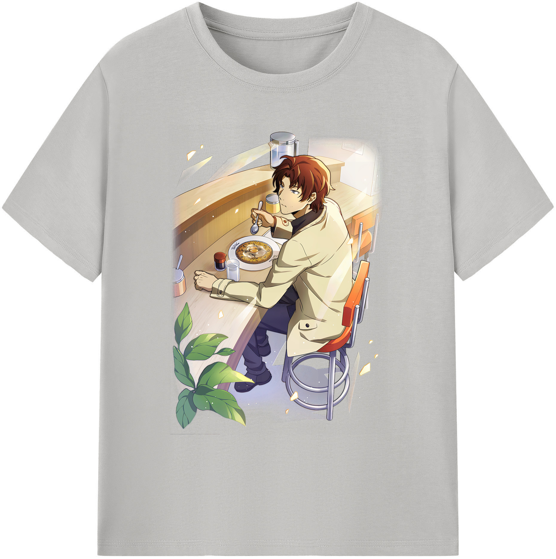 （画像用） 文豪ストレイドッグス Bungo Stray Dogs 綿100％ メンズ半袖Tシャツ｜肌触りやわらか＆通気性