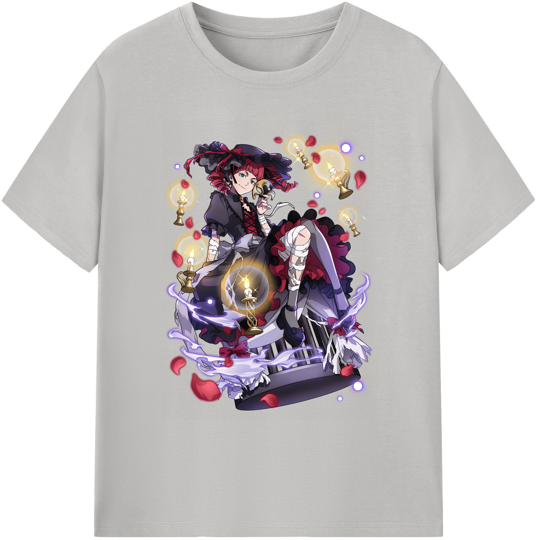 （画像用） 文豪ストレイドッグス Bungo Stray Dogs 綿100％ メンズ半袖Tシャツ｜肌触りやわらか＆通気性
