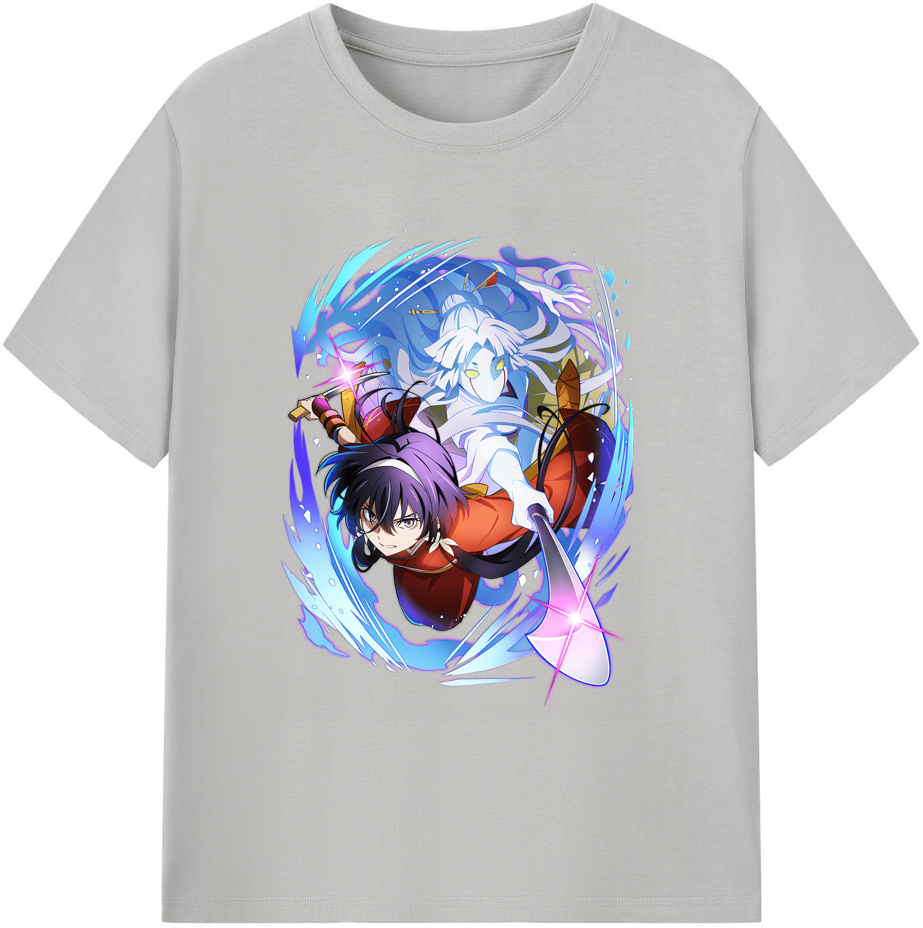 （画像用） 文豪ストレイドッグス Bungo Stray Dogs 綿100％ メンズ半袖Tシャツ｜肌触りやわらか＆通気性