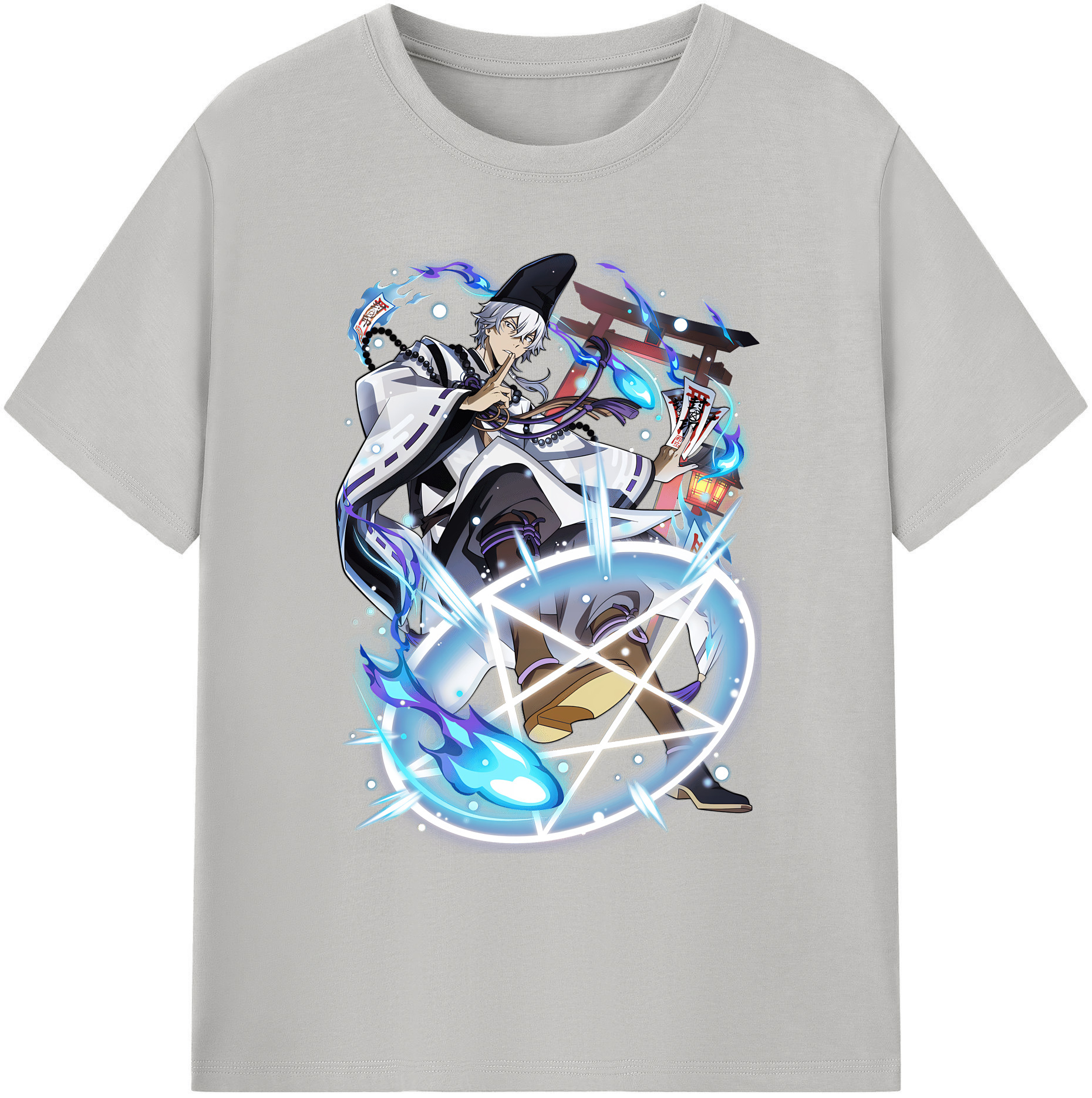 （画像用） 文豪ストレイドッグス Bungo Stray Dogs 綿100％ メンズ半袖Tシャツ｜肌触りやわらか＆通気性