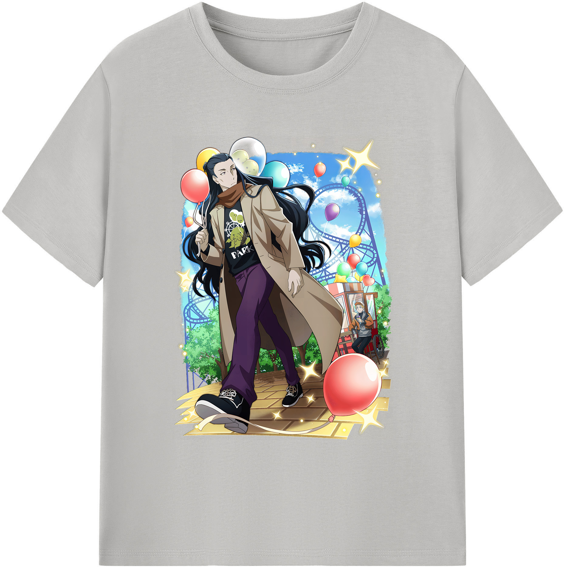 （画像用） 文豪ストレイドッグス Bungo Stray Dogs 綿100％ メンズ半袖Tシャツ｜肌触りやわらか＆通気性