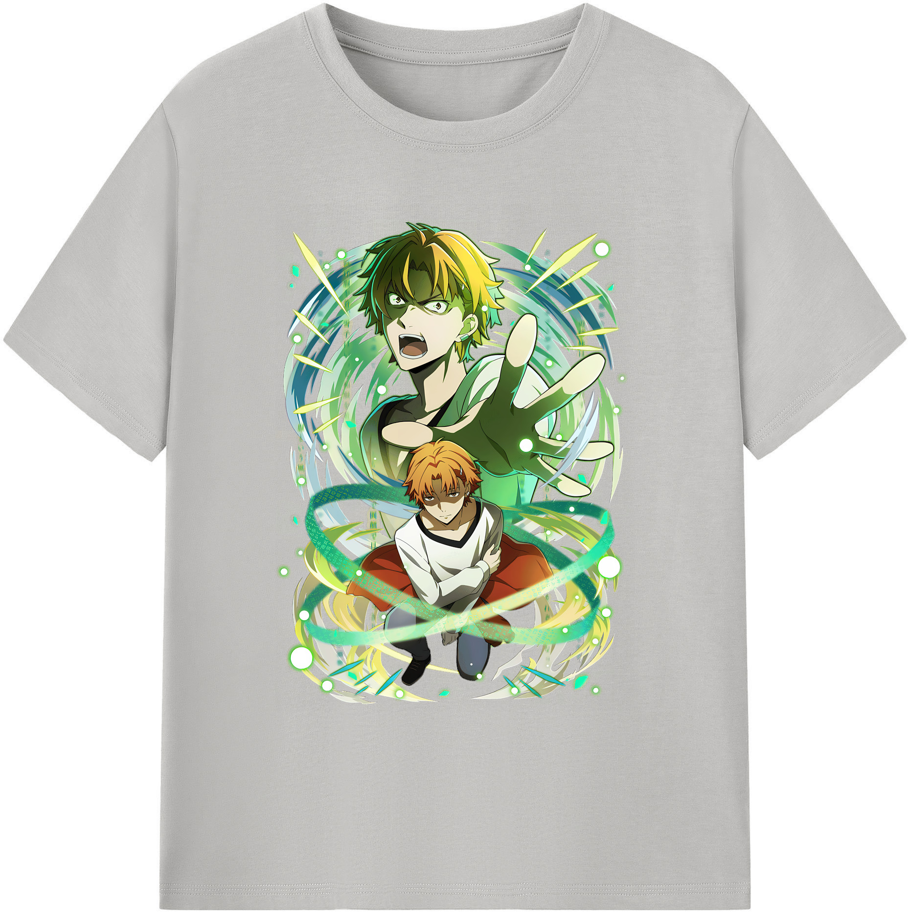 （画像用） 文豪ストレイドッグス Bungo Stray Dogs 綿100％ メンズ半袖Tシャツ｜肌触りやわらか＆通気性