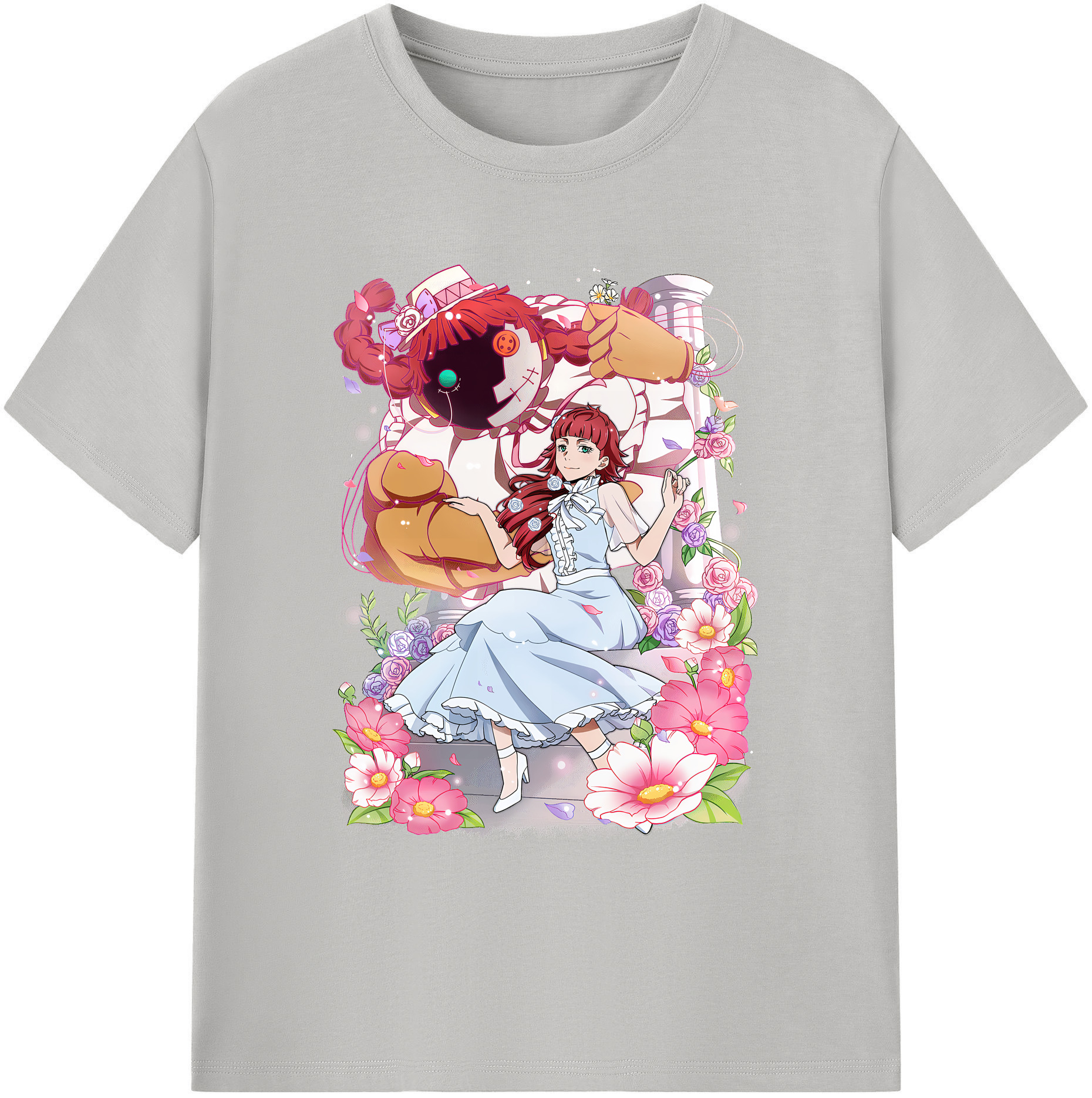 （画像用） 文豪ストレイドッグス Bungo Stray Dogs 綿100％ メンズ半袖Tシャツ｜肌触りやわらか＆通気性