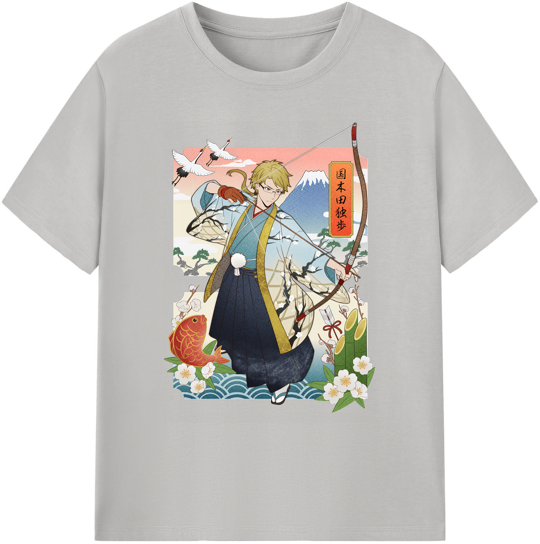 （画像用） 文豪ストレイドッグス Bungo Stray Dogs 綿100％ メンズ半袖Tシャツ｜肌触りやわらか＆通気性