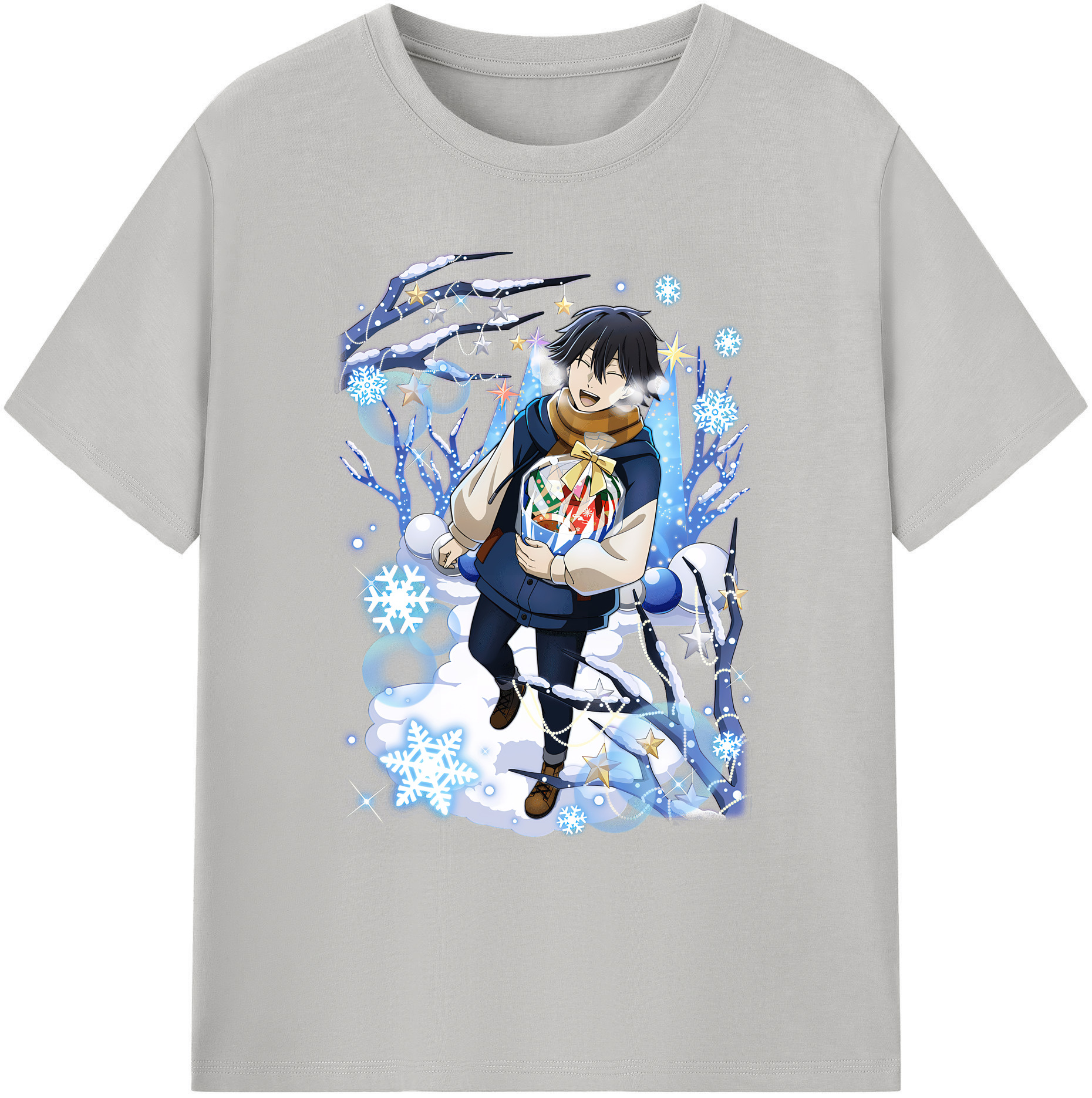 （画像用） 文豪ストレイドッグス Bungo Stray Dogs 綿100％ メンズ半袖Tシャツ｜肌触りやわらか＆通気性