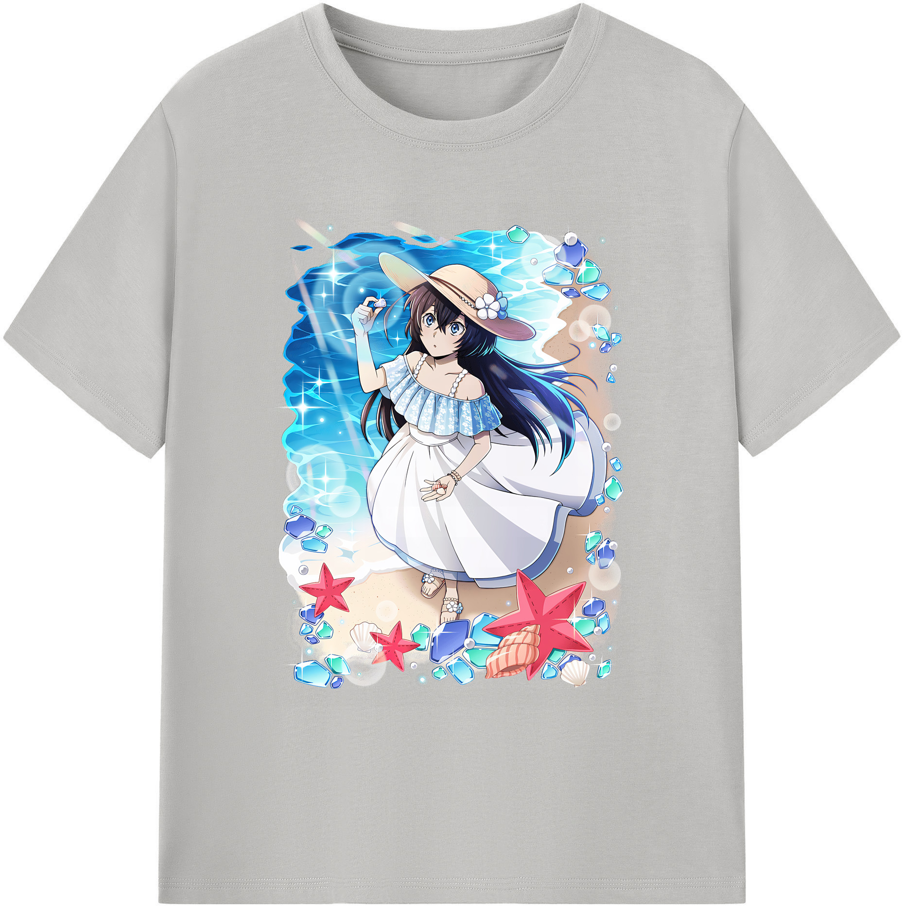 （画像用） 文豪ストレイドッグス Bungo Stray Dogs 綿100％ メンズ半袖Tシャツ｜肌触りやわらか＆通気性