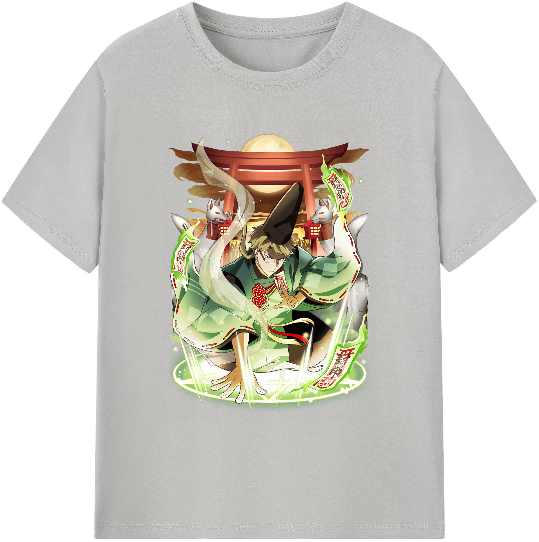 （画像用） 文豪ストレイドッグス Bungo Stray Dogs 綿100％ メンズ半袖Tシャツ｜肌触りやわらか＆通気性
