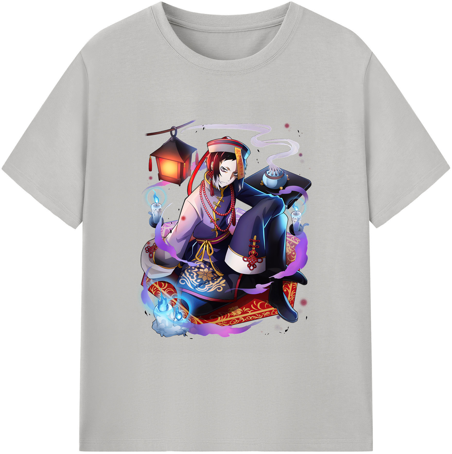 （画像用） 文豪ストレイドッグス Bungo Stray Dogs 綿100％ メンズ半袖Tシャツ｜肌触りやわらか＆通気性