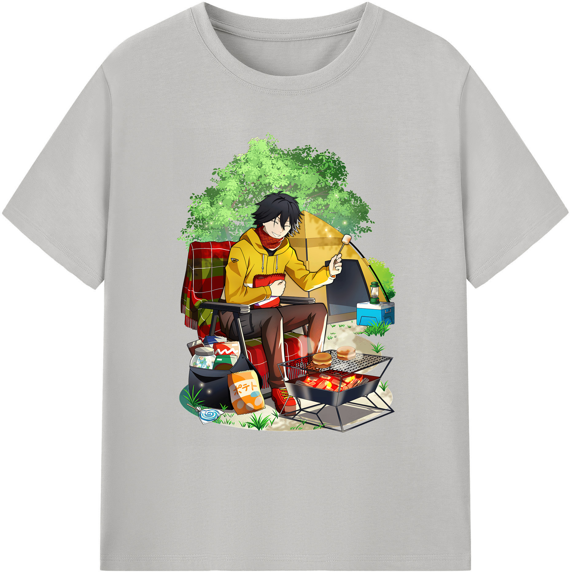 （画像用） 文豪ストレイドッグス Bungo Stray Dogs 綿100％ メンズ半袖Tシャツ｜肌触りやわらか＆通気性