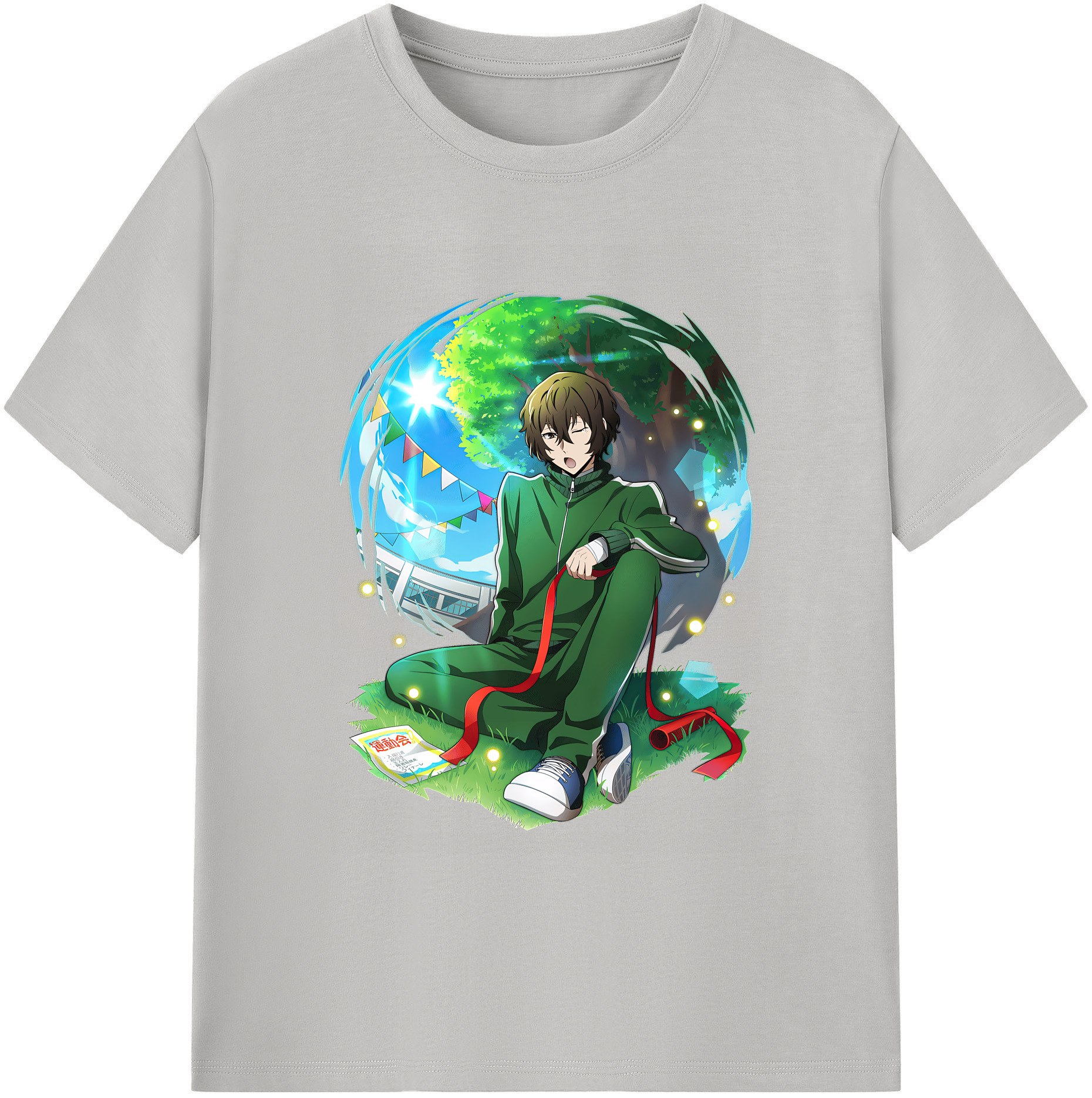 （画像用） 文豪ストレイドッグス Bungo Stray Dogs 綿100％ メンズ半袖Tシャツ｜肌触りやわらか＆通気性
