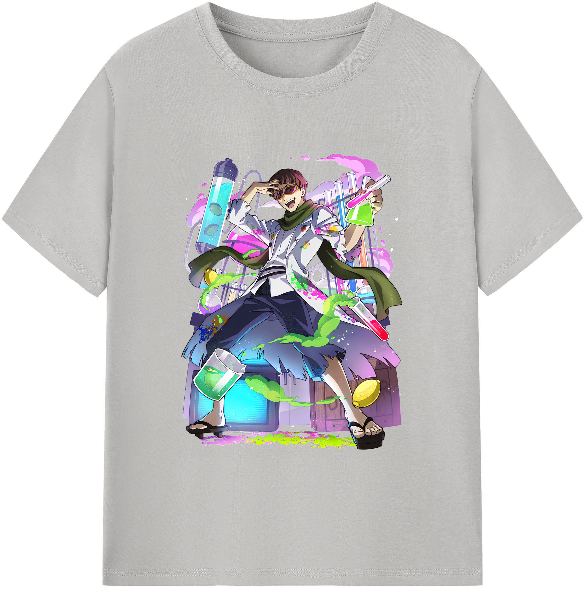 （画像用） 文豪ストレイドッグス Bungo Stray Dogs 綿100％ メンズ半袖Tシャツ｜肌触りやわらか＆通気性