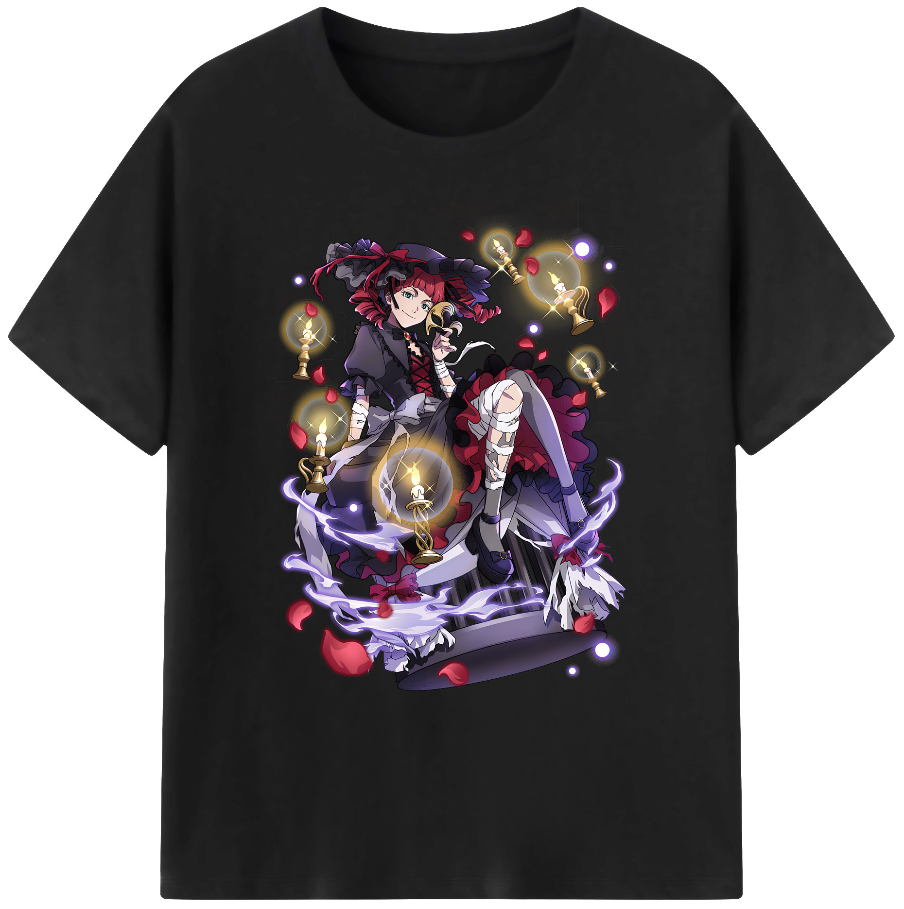 （画像用） 文豪ストレイドッグス Bungo Stray Dogs 綿100％ メンズ半袖Tシャツ｜肌触りやわらか＆通気性