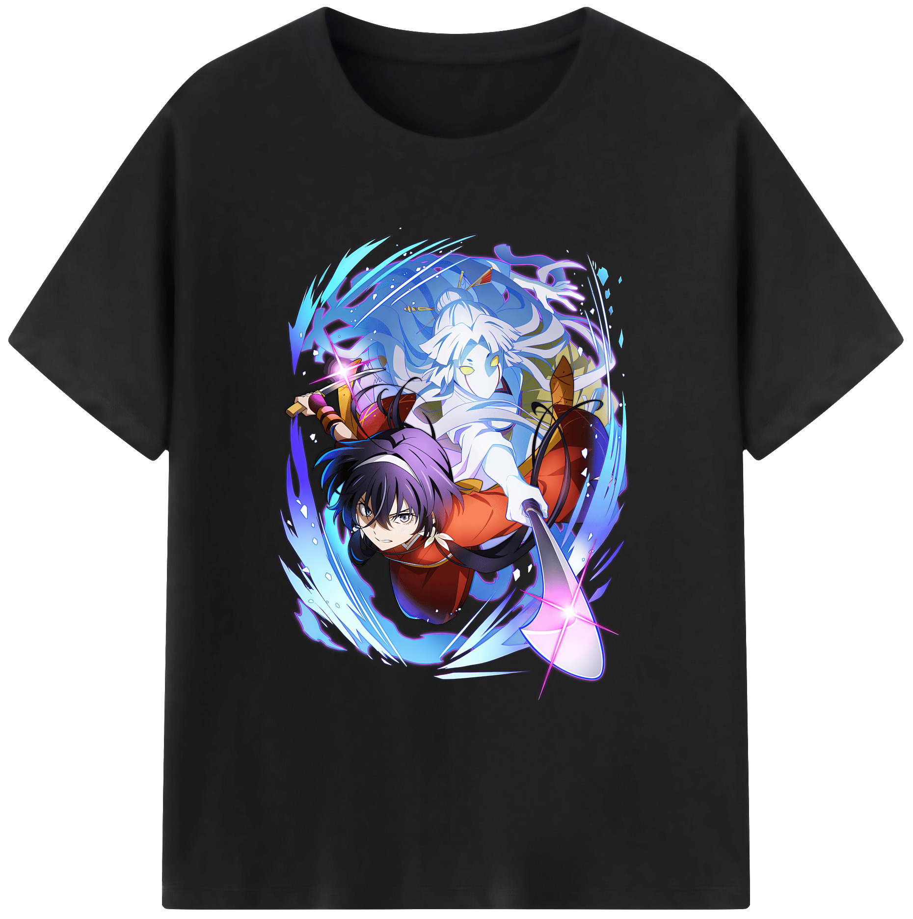 （画像用） 文豪ストレイドッグス Bungo Stray Dogs 綿100％ メンズ半袖Tシャツ｜肌触りやわらか＆通気性