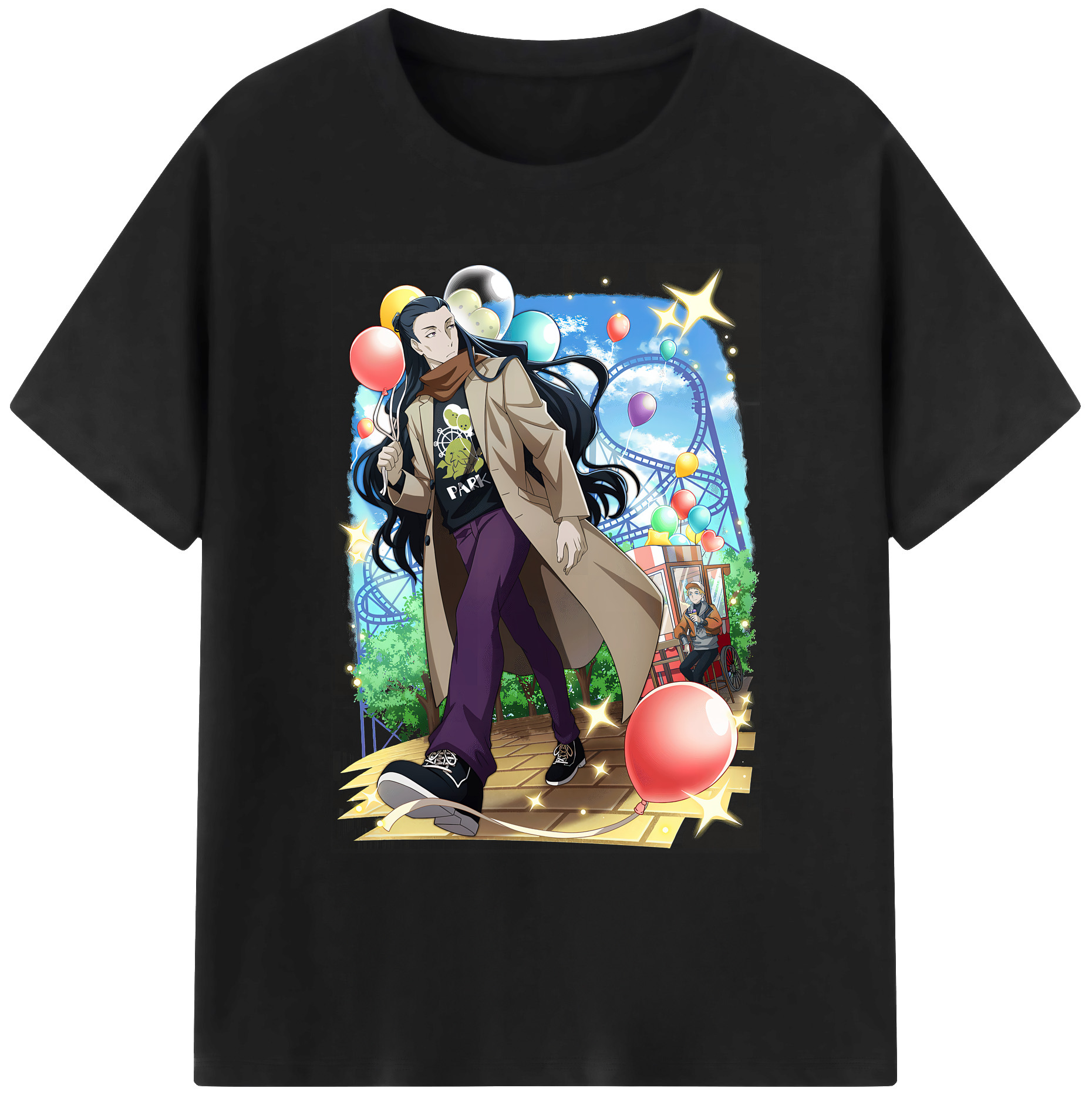 （画像用） 文豪ストレイドッグス Bungo Stray Dogs 綿100％ メンズ半袖Tシャツ｜肌触りやわらか＆通気性