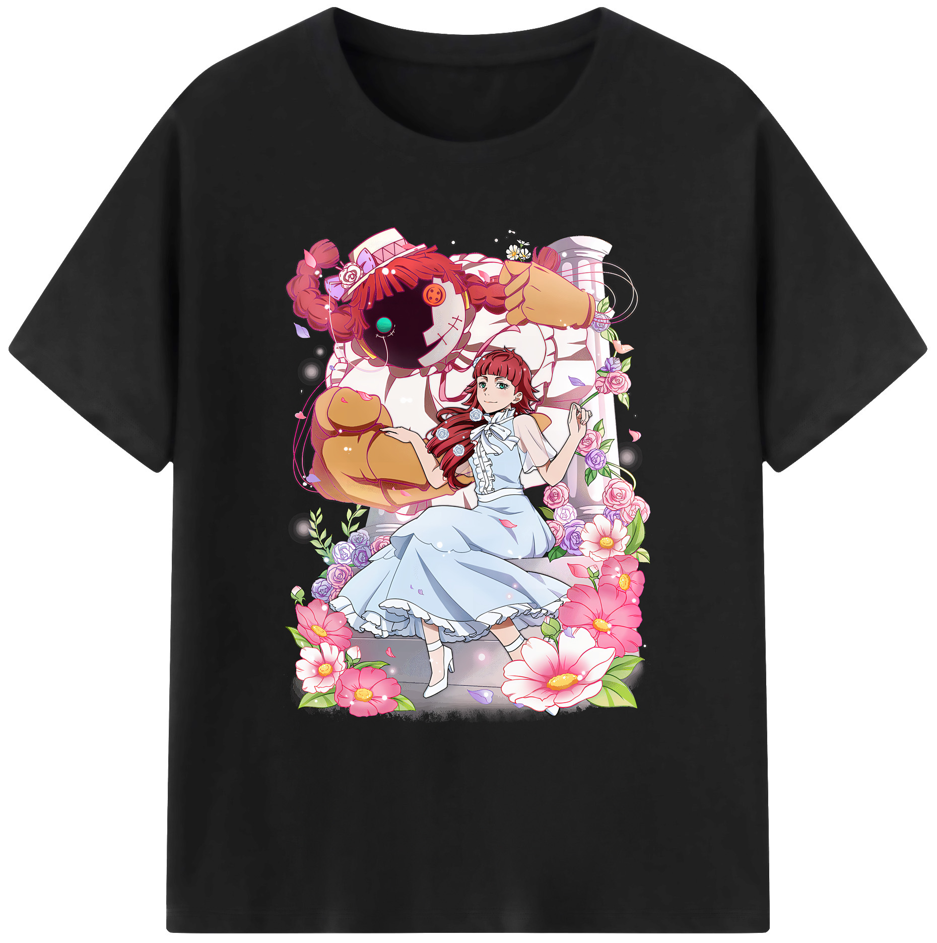 （画像用） 文豪ストレイドッグス Bungo Stray Dogs 綿100％ メンズ半袖Tシャツ｜肌触りやわらか＆通気性
