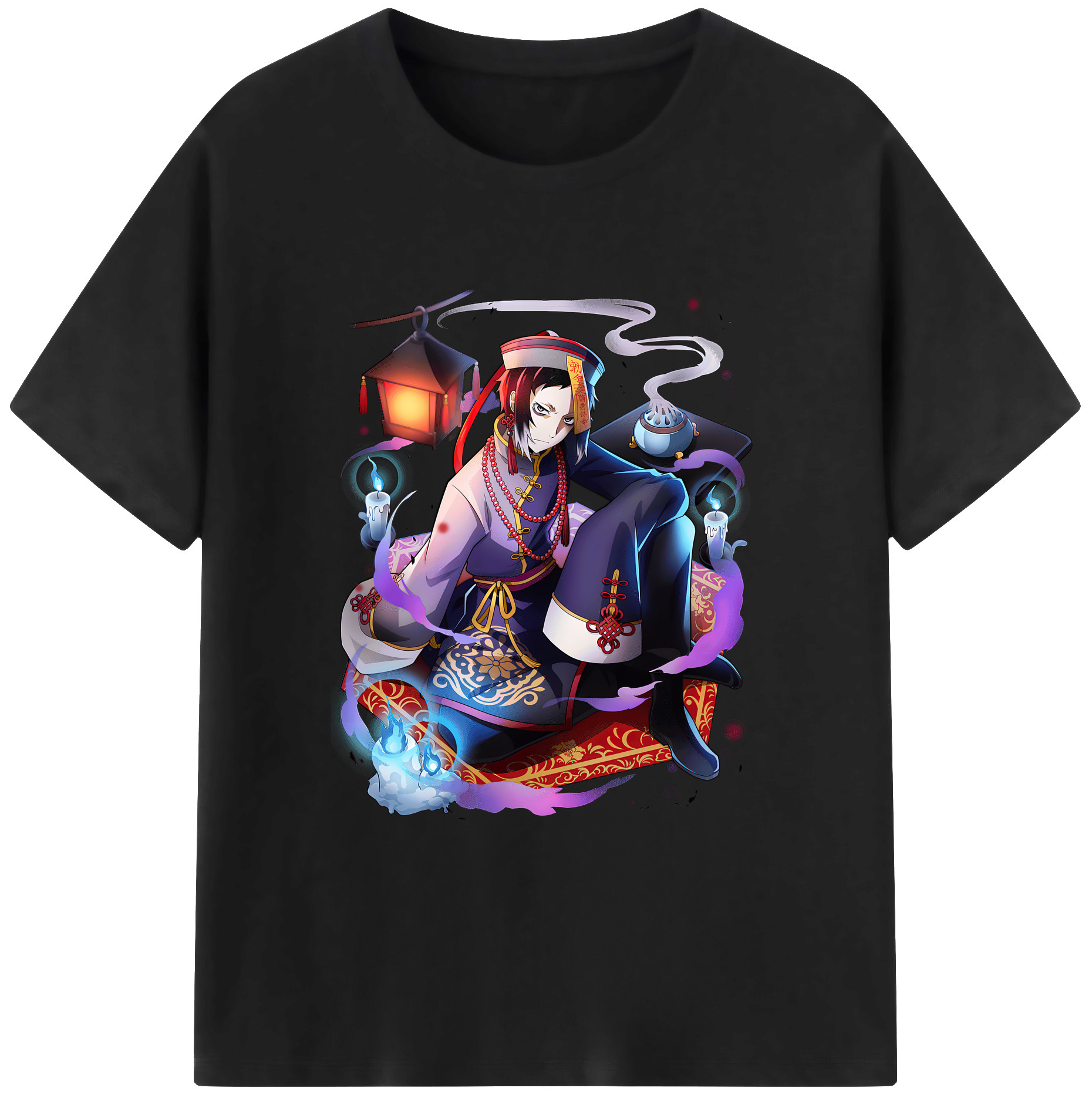（画像用） 文豪ストレイドッグス Bungo Stray Dogs 綿100％ メンズ半袖Tシャツ｜肌触りやわらか＆通気性