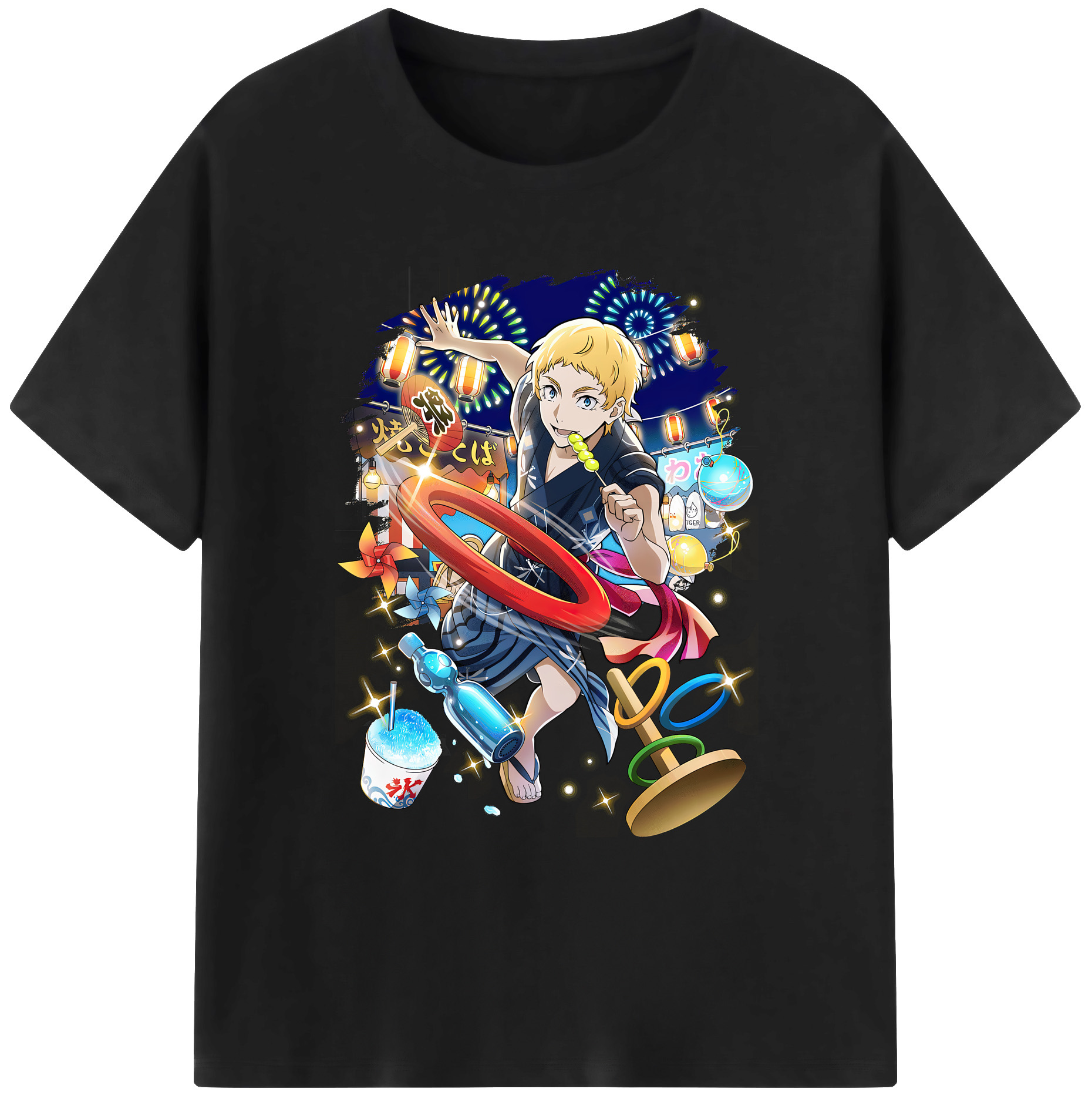 （画像用） 文豪ストレイドッグス Bungo Stray Dogs 綿100％ メンズ半袖Tシャツ｜肌触りやわらか＆通気性