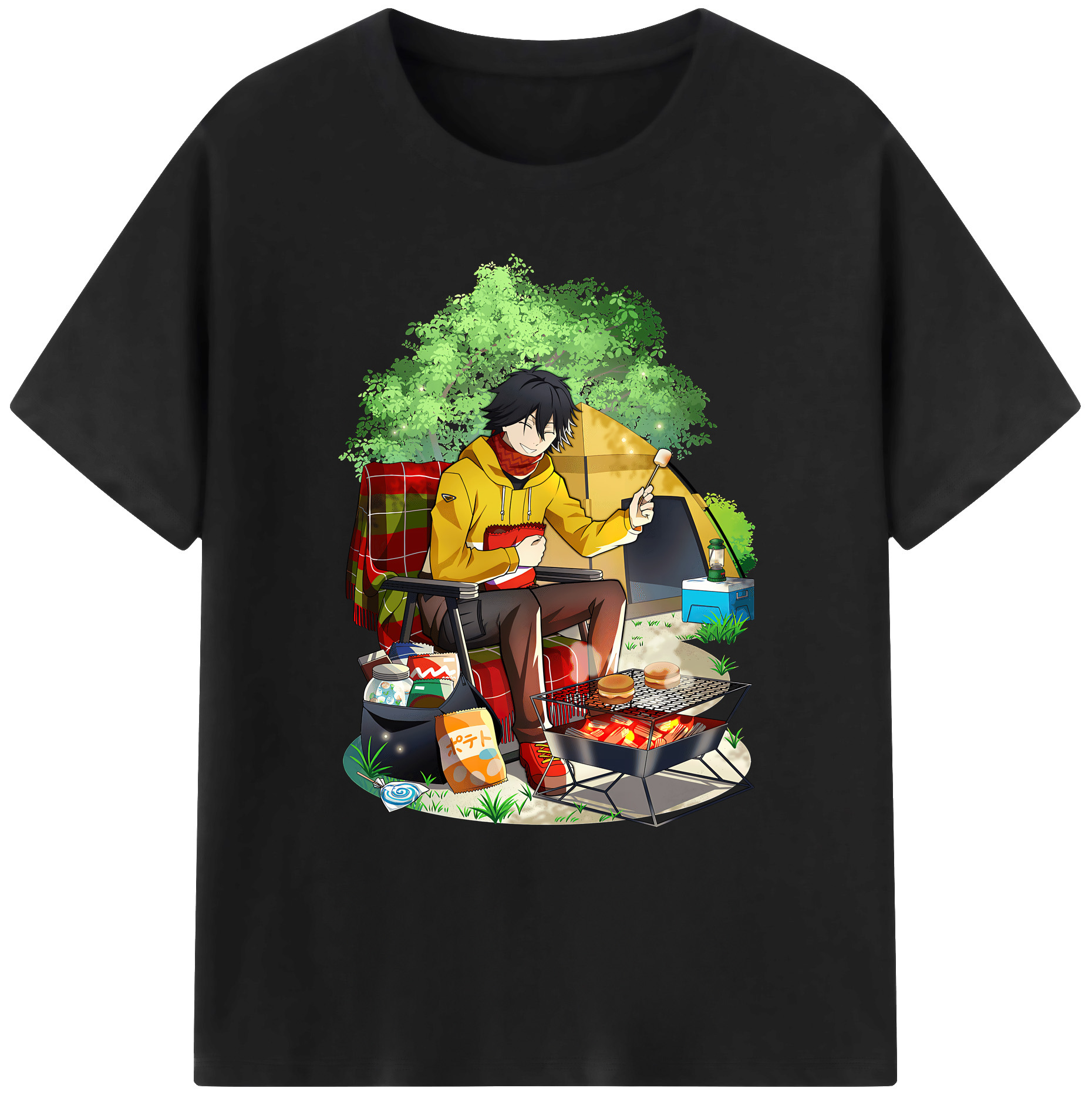 （画像用） 文豪ストレイドッグス Bungo Stray Dogs 綿100％ メンズ半袖Tシャツ｜肌触りやわらか＆通気性
