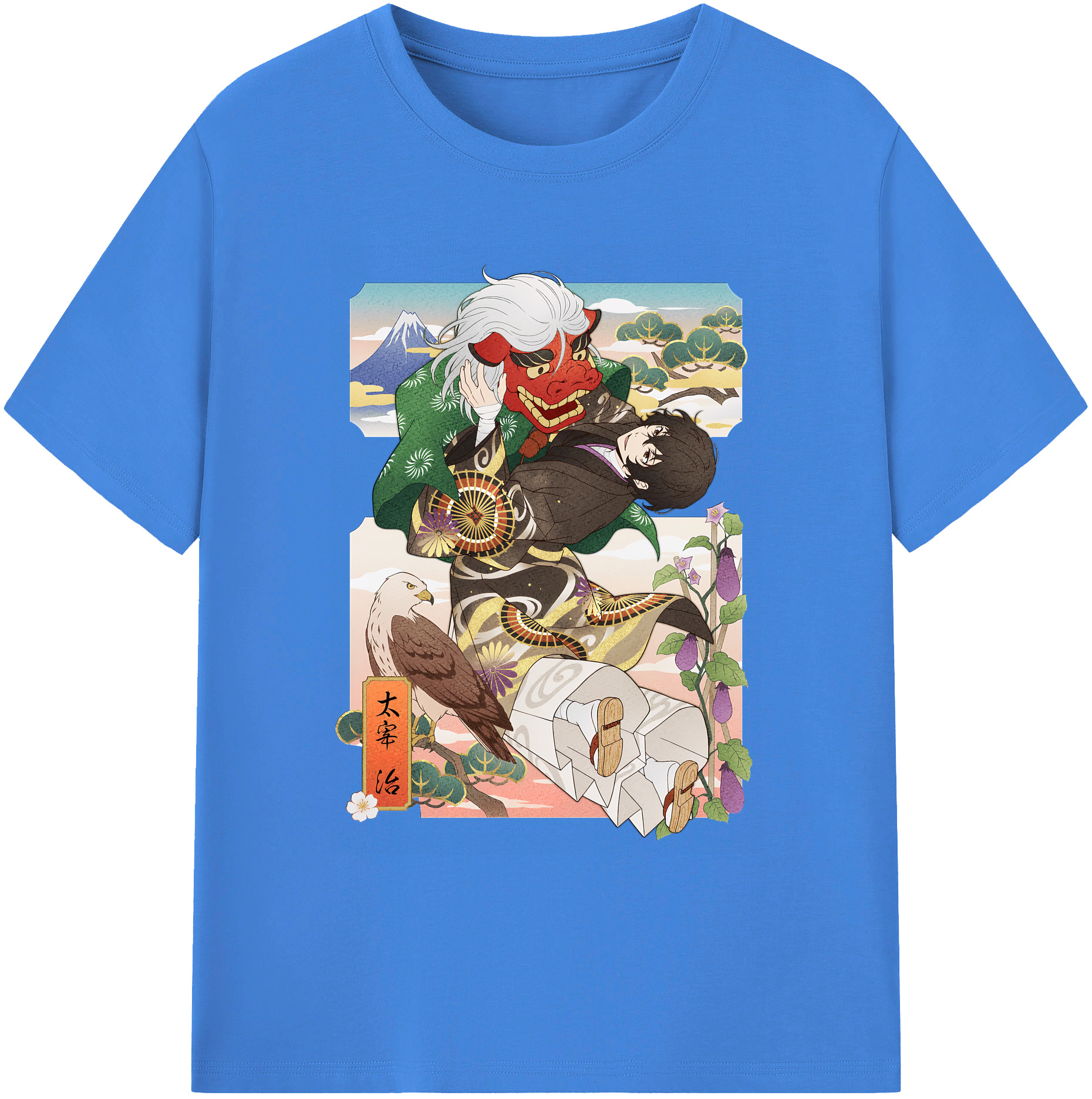 （画像用） 文豪ストレイドッグス Bungo Stray Dogs 綿100％ メンズ半袖Tシャツ｜肌触りやわらか＆通気性