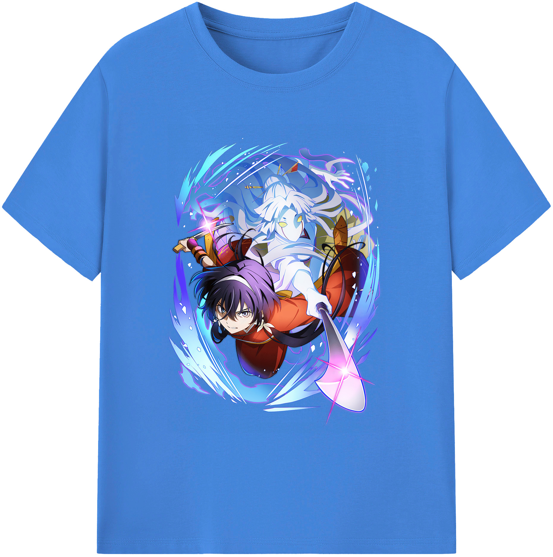（画像用） 文豪ストレイドッグス Bungo Stray Dogs 綿100％ メンズ半袖Tシャツ｜肌触りやわらか＆通気性