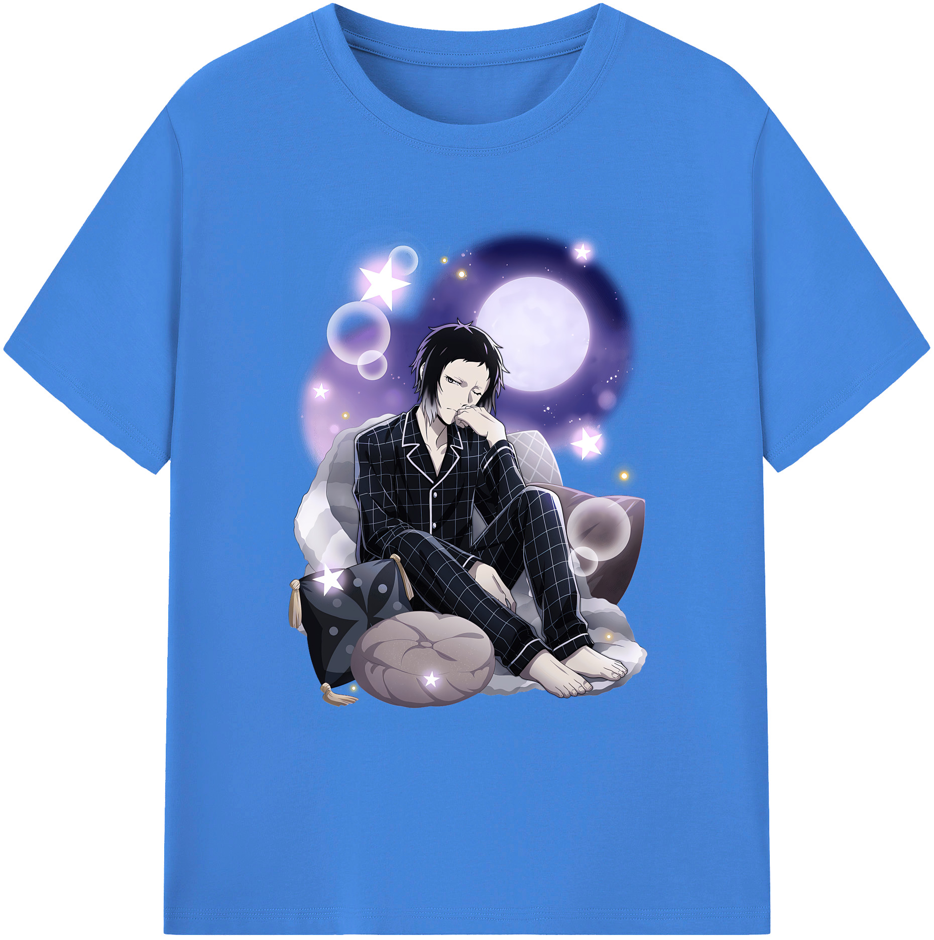 （画像用） 文豪ストレイドッグス Bungo Stray Dogs 綿100％ メンズ半袖Tシャツ｜肌触りやわらか＆通気性