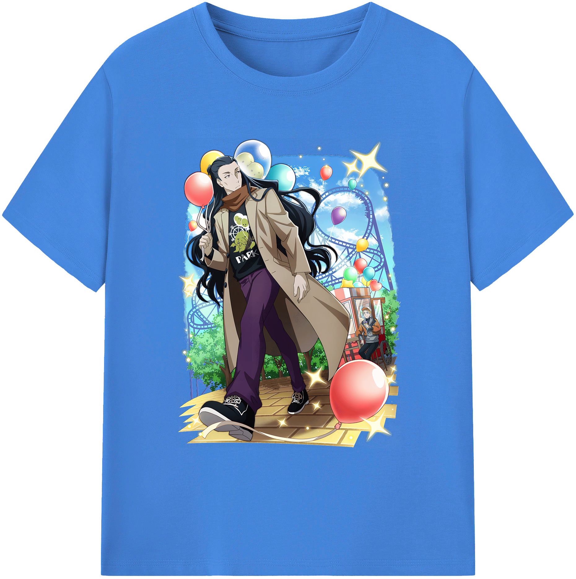 （画像用） 文豪ストレイドッグス Bungo Stray Dogs 綿100％ メンズ半袖Tシャツ｜肌触りやわらか＆通気性