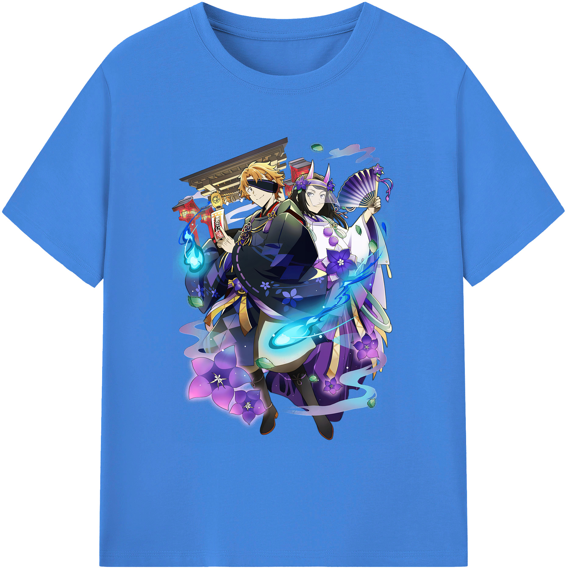 （画像用） 文豪ストレイドッグス Bungo Stray Dogs 綿100％ メンズ半袖Tシャツ｜肌触りやわらか＆通気性
