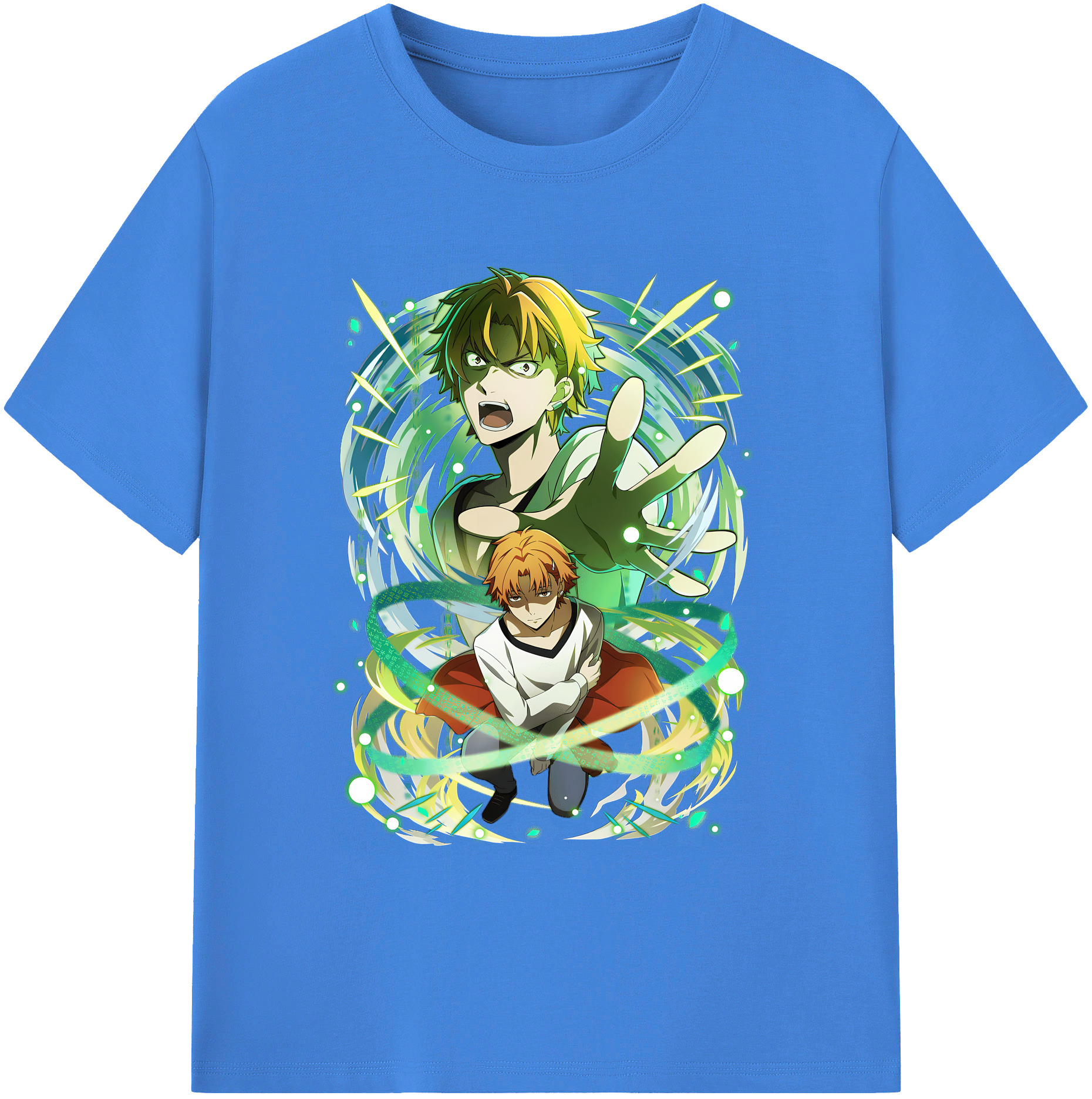 （画像用） 文豪ストレイドッグス Bungo Stray Dogs 綿100％ メンズ半袖Tシャツ｜肌触りやわらか＆通気性