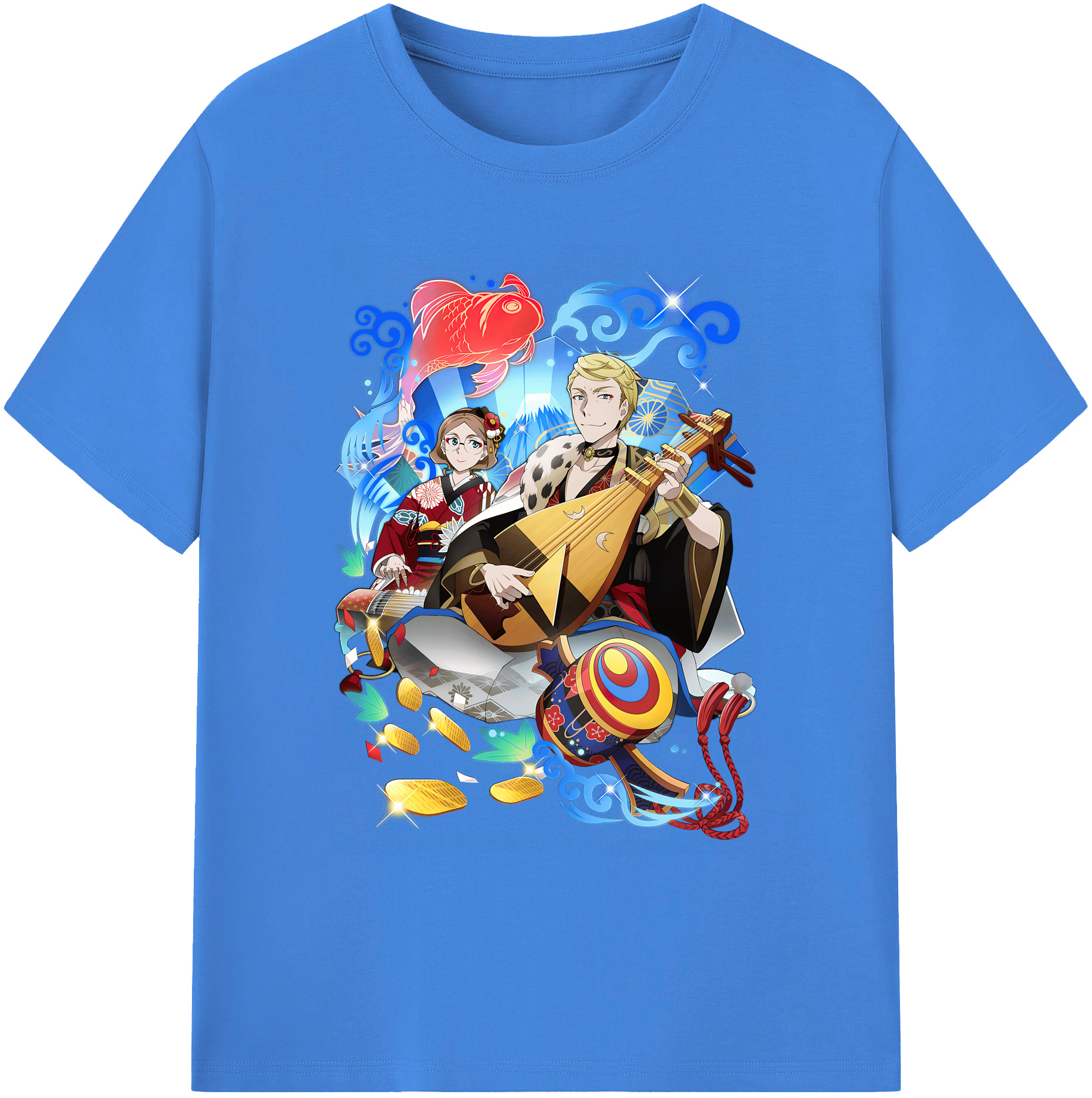 （画像用） 文豪ストレイドッグス Bungo Stray Dogs 綿100％ メンズ半袖Tシャツ｜肌触りやわらか＆通気性