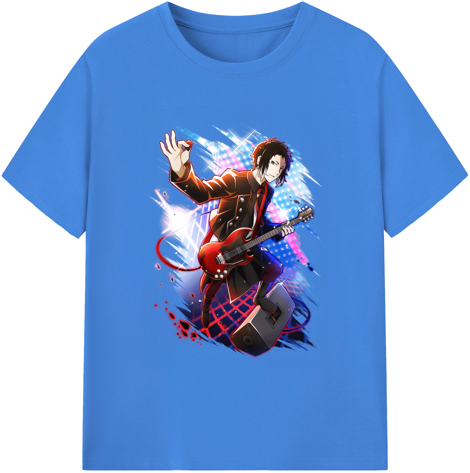 （画像用） 文豪ストレイドッグス Bungo Stray Dogs 綿100％ メンズ半袖Tシャツ｜肌触りやわらか＆通気性