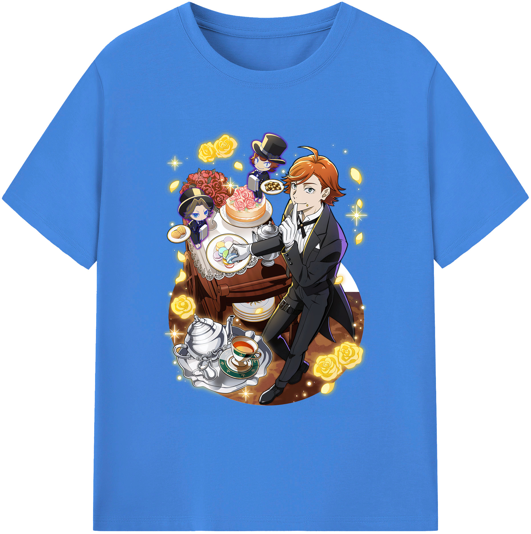 （画像用） 文豪ストレイドッグス Bungo Stray Dogs 綿100％ メンズ半袖Tシャツ｜肌触りやわらか＆通気性