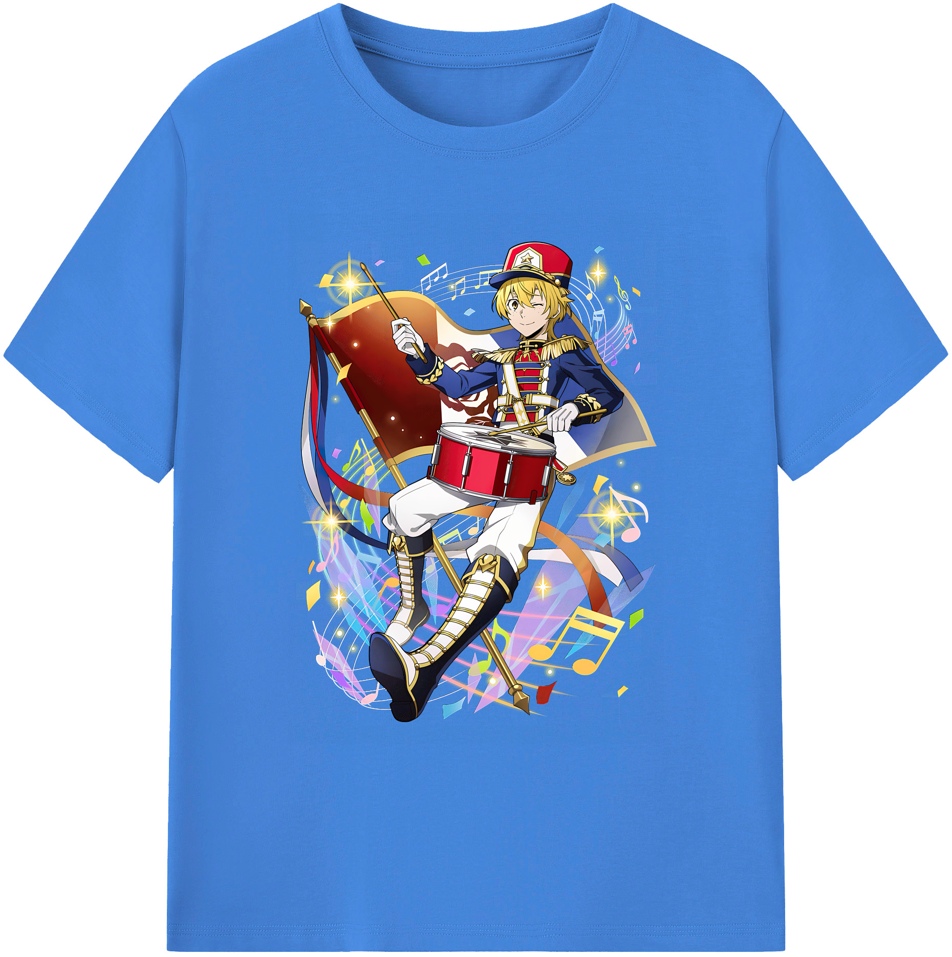 （画像用） 文豪ストレイドッグス Bungo Stray Dogs 綿100％ メンズ半袖Tシャツ｜肌触りやわらか＆通気性