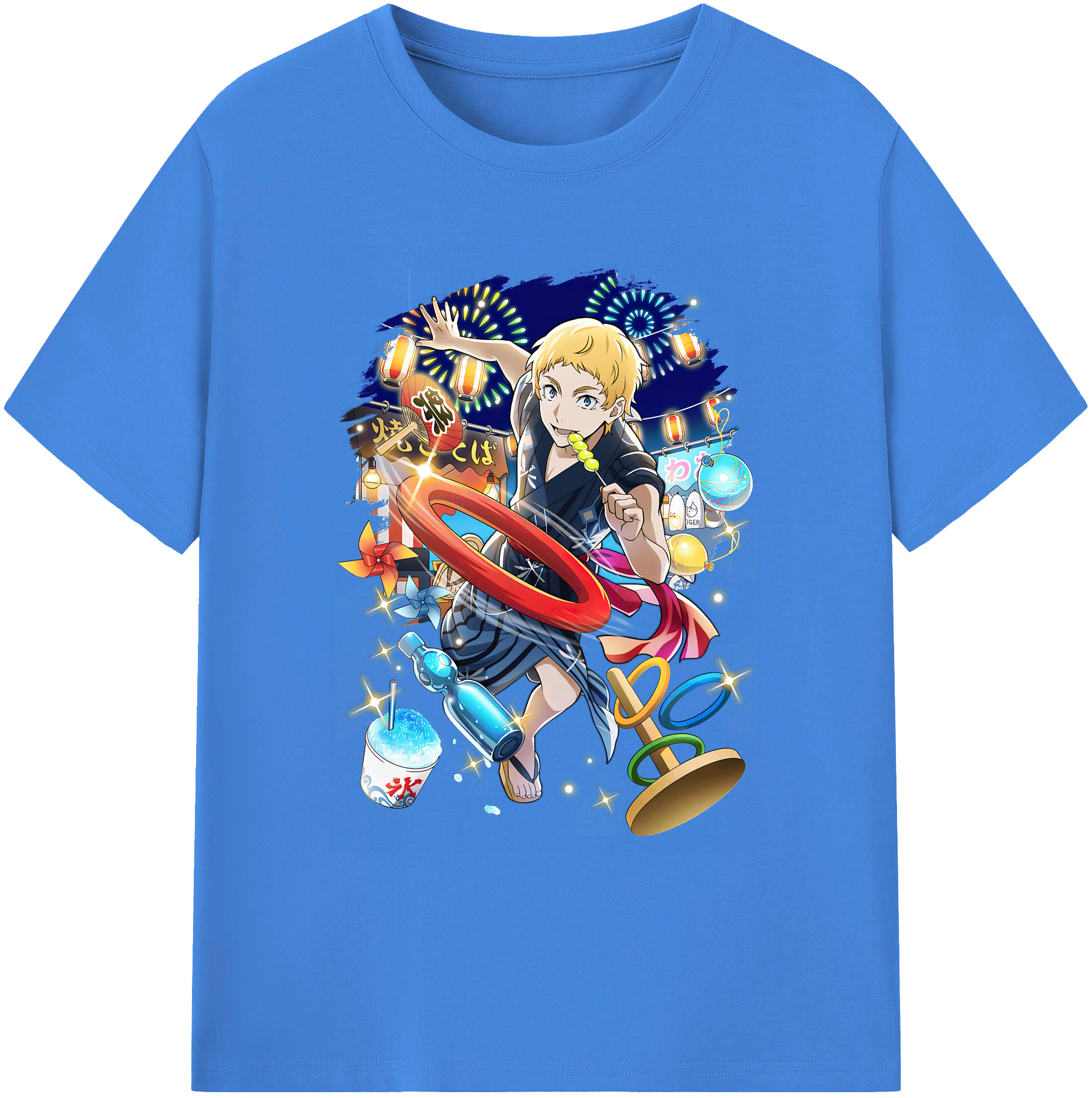 （画像用） 文豪ストレイドッグス Bungo Stray Dogs 綿100％ メンズ半袖Tシャツ｜肌触りやわらか＆通気性