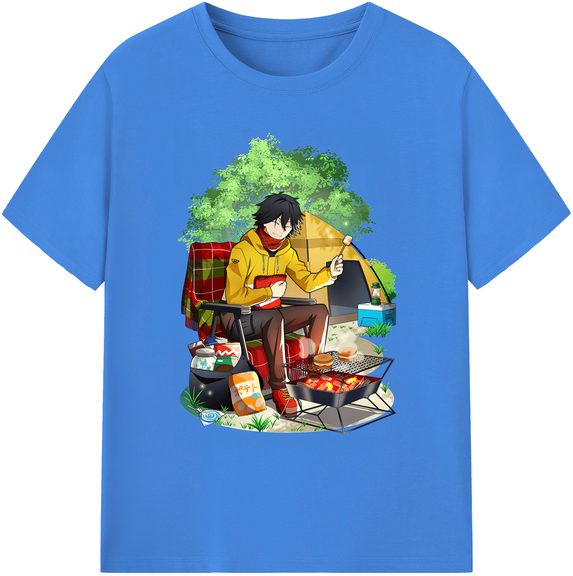 （画像用） 文豪ストレイドッグス Bungo Stray Dogs 綿100％ メンズ半袖Tシャツ｜肌触りやわらか＆通気性