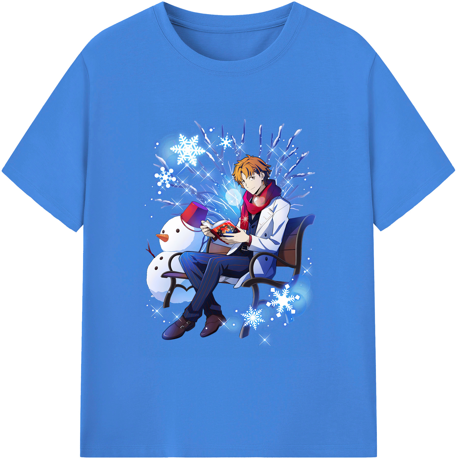 （画像用） 文豪ストレイドッグス Bungo Stray Dogs 綿100％ メンズ半袖Tシャツ｜肌触りやわらか＆通気性