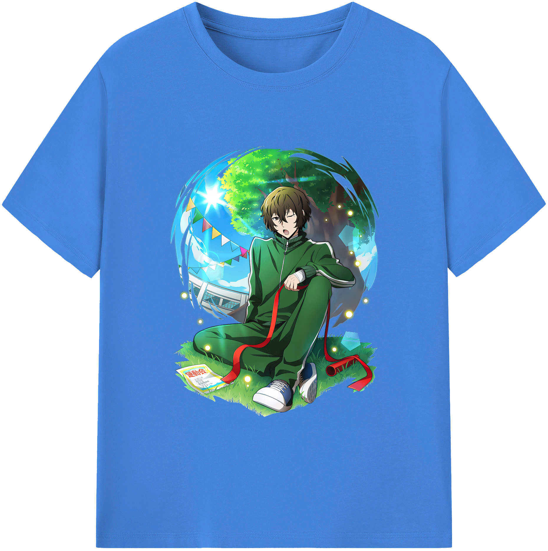 （画像用） 文豪ストレイドッグス Bungo Stray Dogs 綿100％ メンズ半袖Tシャツ｜肌触りやわらか＆通気性