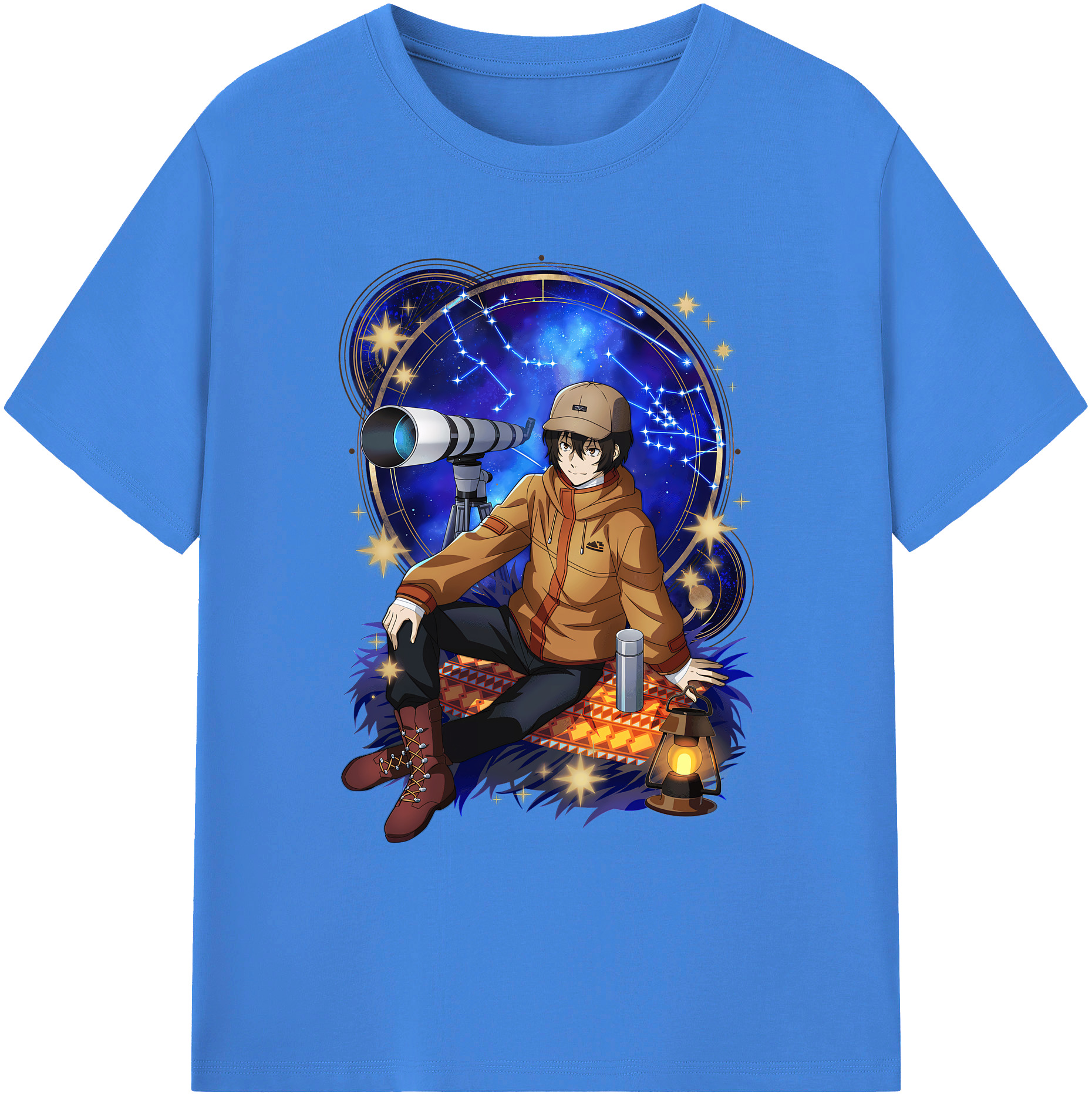 （画像用） 文豪ストレイドッグス Bungo Stray Dogs 綿100％ メンズ半袖Tシャツ｜肌触りやわらか＆通気性
