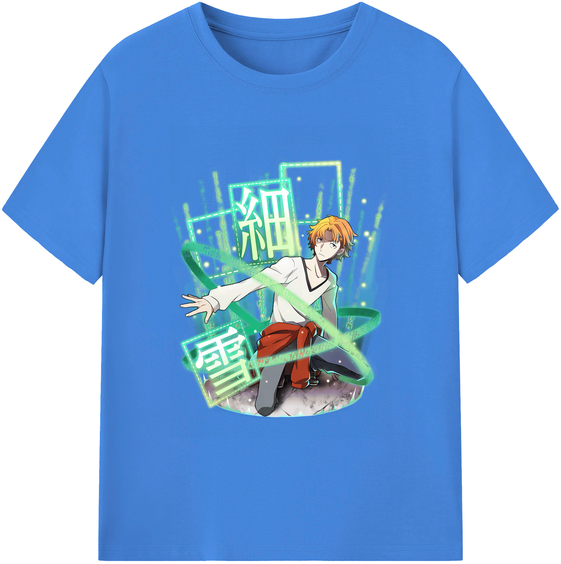 （画像用） 文豪ストレイドッグス Bungo Stray Dogs 綿100％ メンズ半袖Tシャツ｜肌触りやわらか＆通気性