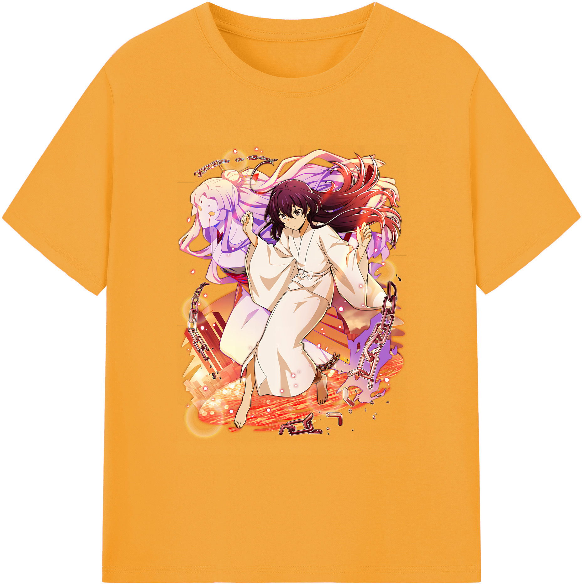 （画像用） 文豪ストレイドッグス Bungo Stray Dogs 綿100％ メンズ半袖Tシャツ｜肌触りやわらか＆通気性