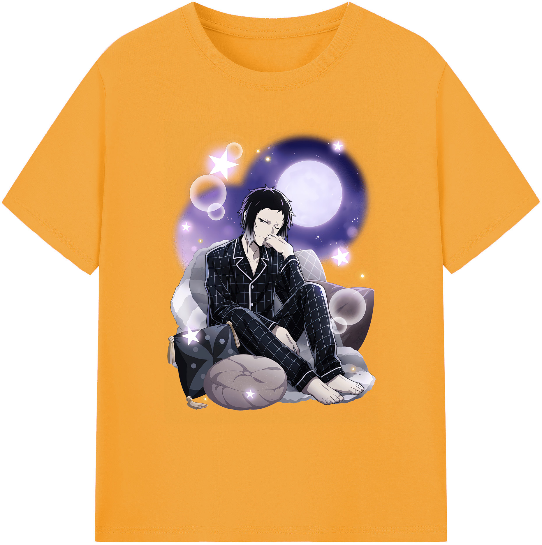 （画像用） 文豪ストレイドッグス Bungo Stray Dogs 綿100％ メンズ半袖Tシャツ｜肌触りやわらか＆通気性