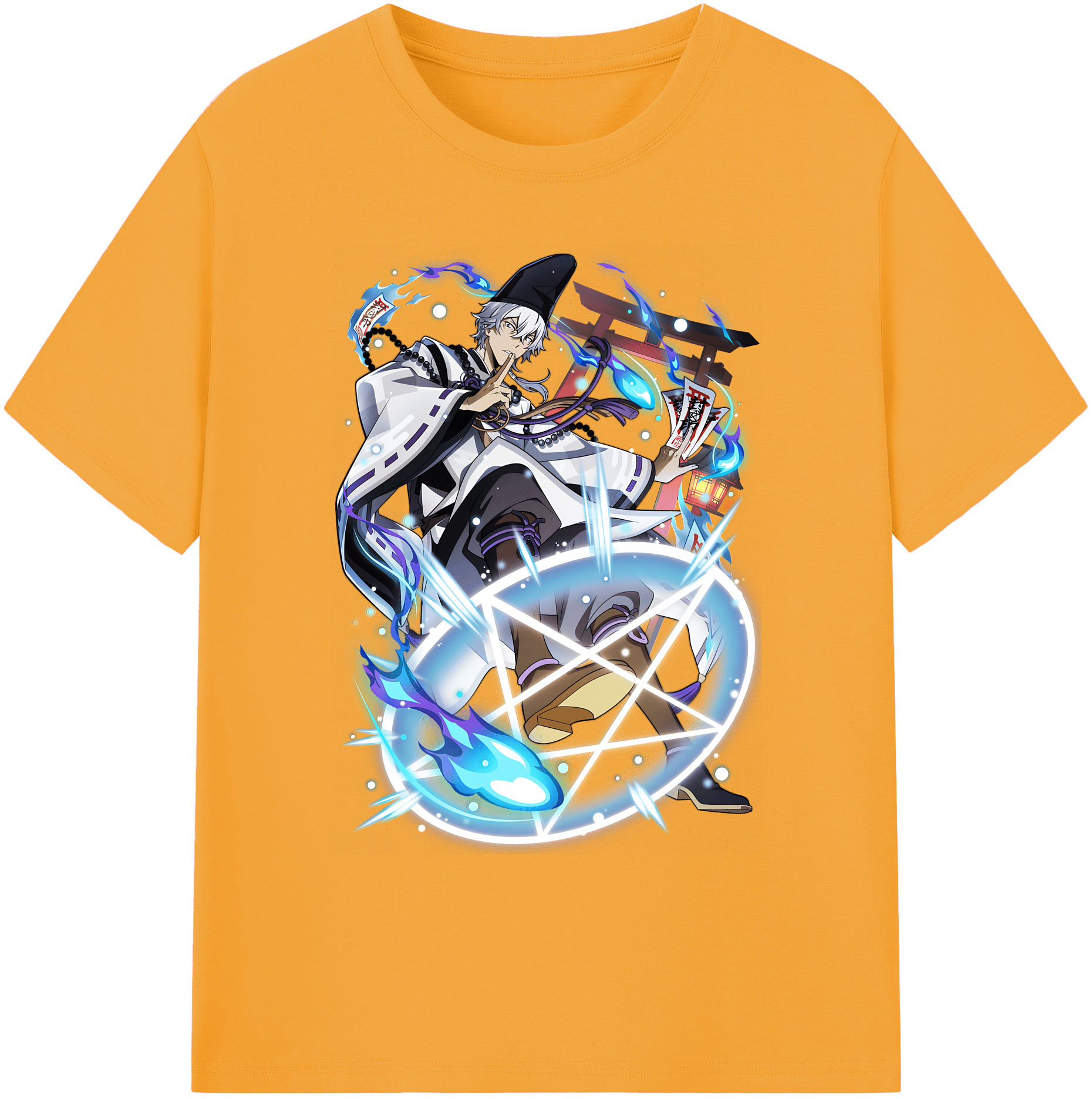 （画像用） 文豪ストレイドッグス Bungo Stray Dogs 綿100％ メンズ半袖Tシャツ｜肌触りやわらか＆通気性