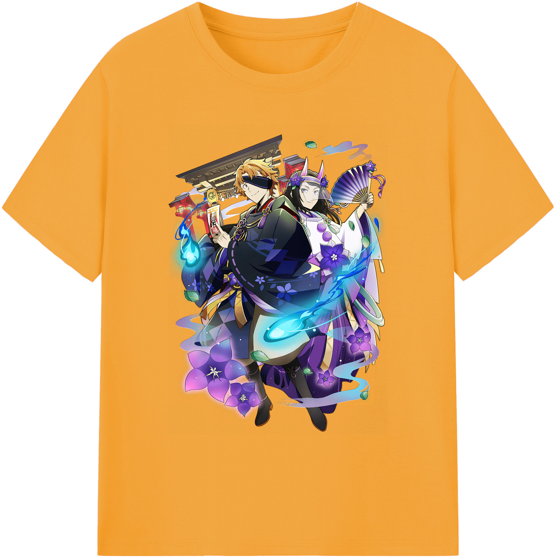 （画像用） 文豪ストレイドッグス Bungo Stray Dogs 綿100％ メンズ半袖Tシャツ｜肌触りやわらか＆通気性