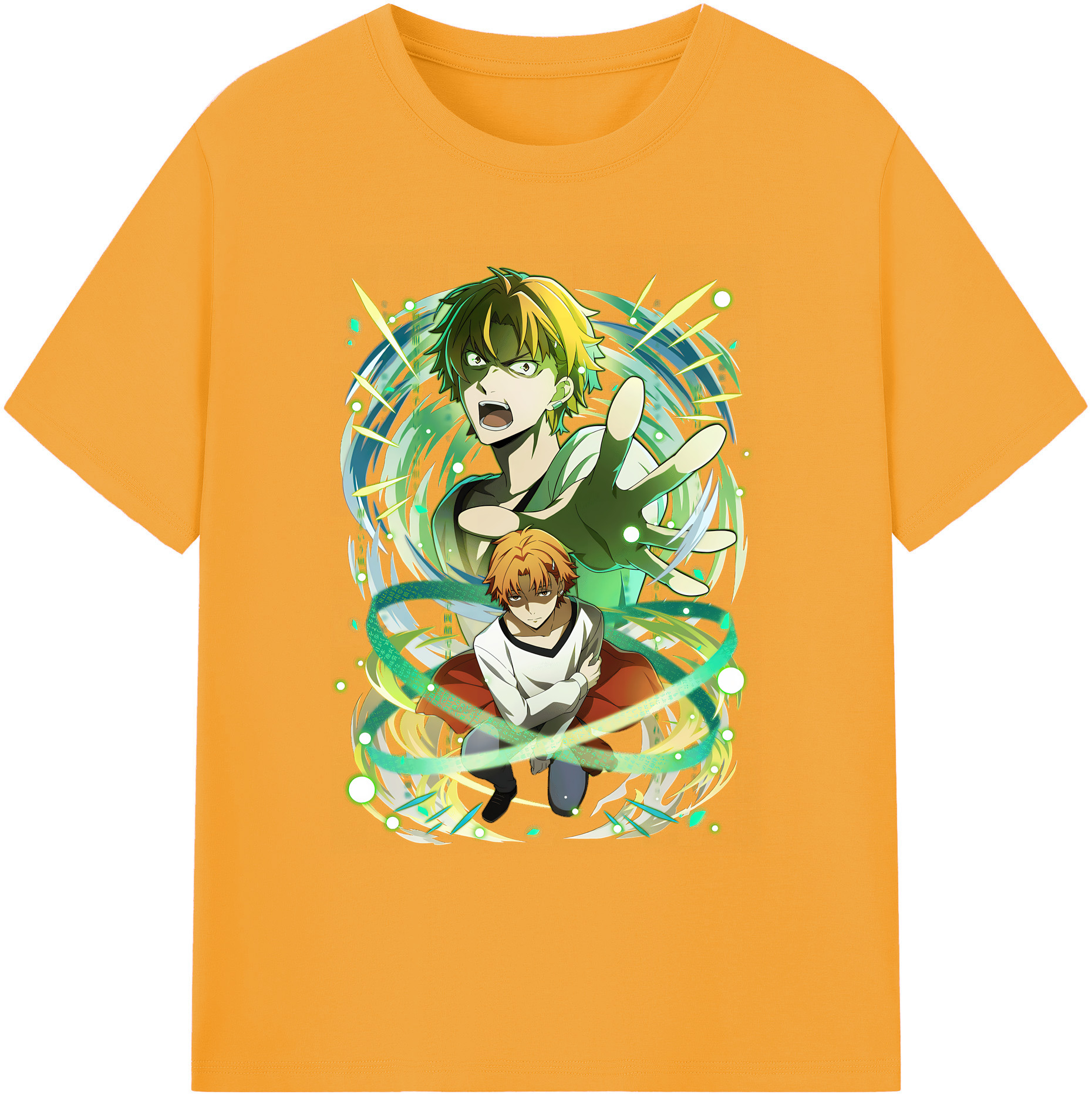（画像用） 文豪ストレイドッグス Bungo Stray Dogs 綿100％ メンズ半袖Tシャツ｜肌触りやわらか＆通気性