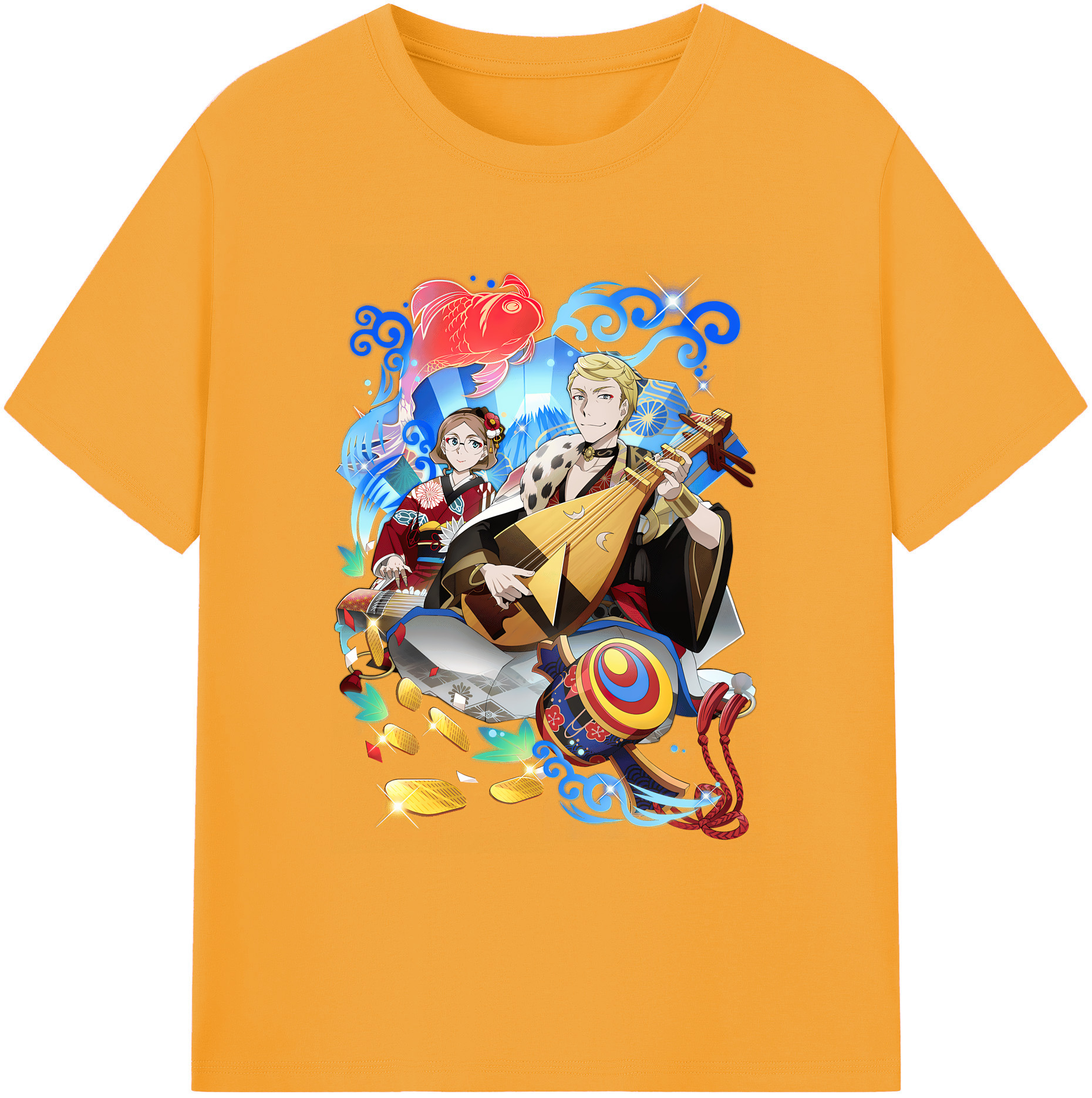（画像用） 文豪ストレイドッグス Bungo Stray Dogs 綿100％ メンズ半袖Tシャツ｜肌触りやわらか＆通気性